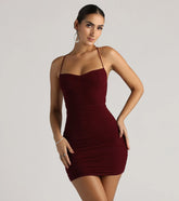 Steal the spotlight in the Mood Forever Mesh Lace-Up Mini Dress in wine, a fiery pick from the red homecoming dresses collection designed for bold entrances.
