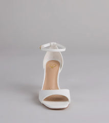 Style made simple with the Always A Chic Strut Stiletto Heels in white, trendy women’s shoes that take your outfit from basic to bold in one step.