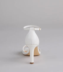 Style made simple with the Always A Chic Strut Stiletto Heels in white, trendy women’s shoes that take your outfit from basic to bold in one step.