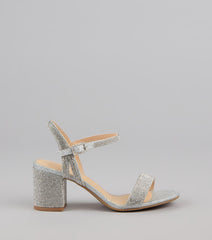 Style made simple with the Step Into Sparkle Rhinestone Block Heels, trendy women’s shoes that take your outfit from basic to bold in one step.