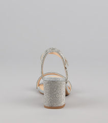 Style made simple with the Step Into Sparkle Rhinestone Block Heels, trendy women’s shoes that take your outfit from basic to bold in one step.