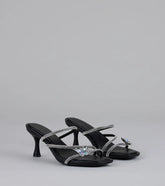 Style made simple with the Winged Whispers Butterfly Rhinestone Mules in black, trendy women’s shoes that take your outfit from basic to bold in one step.