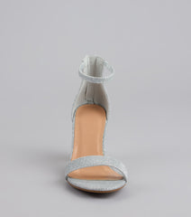 Style made simple with the Cue The Compliments Glitter Block Heels, trendy women’s shoes that take your outfit from basic to bold in one step.