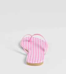 Get inspired with the Cutie Vibe Gingham Print Thong Strap Sandals, a feed-worthy pink piece that’s part of Windsor's updated and curated women’s clothing edit packed with must-have fall outfit ideas.