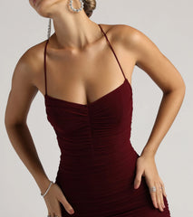 Bring high-impact style to your nightlife in the Mood Forever Mesh Lace-Up Mini Dress, a bold wine club dress made for dancing, parties, and unforgettable nights.