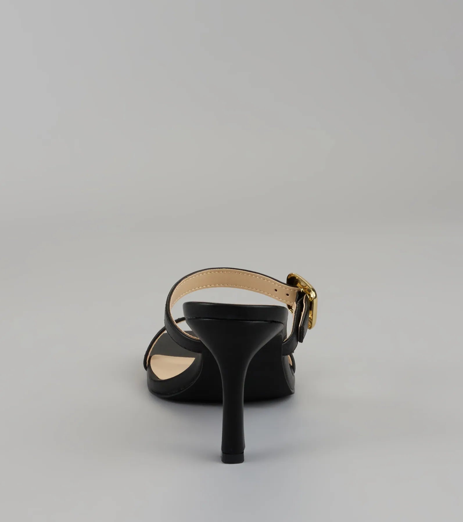 Style made simple with the Booked and Buckled Mule Heels in black, trendy women’s shoes that take your outfit from basic to bold in one step.