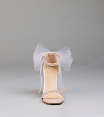 Style made simple with the Tied With A Bow Stiletto Heels in pink, trendy women’s shoes that take your outfit from basic to bold in one step.