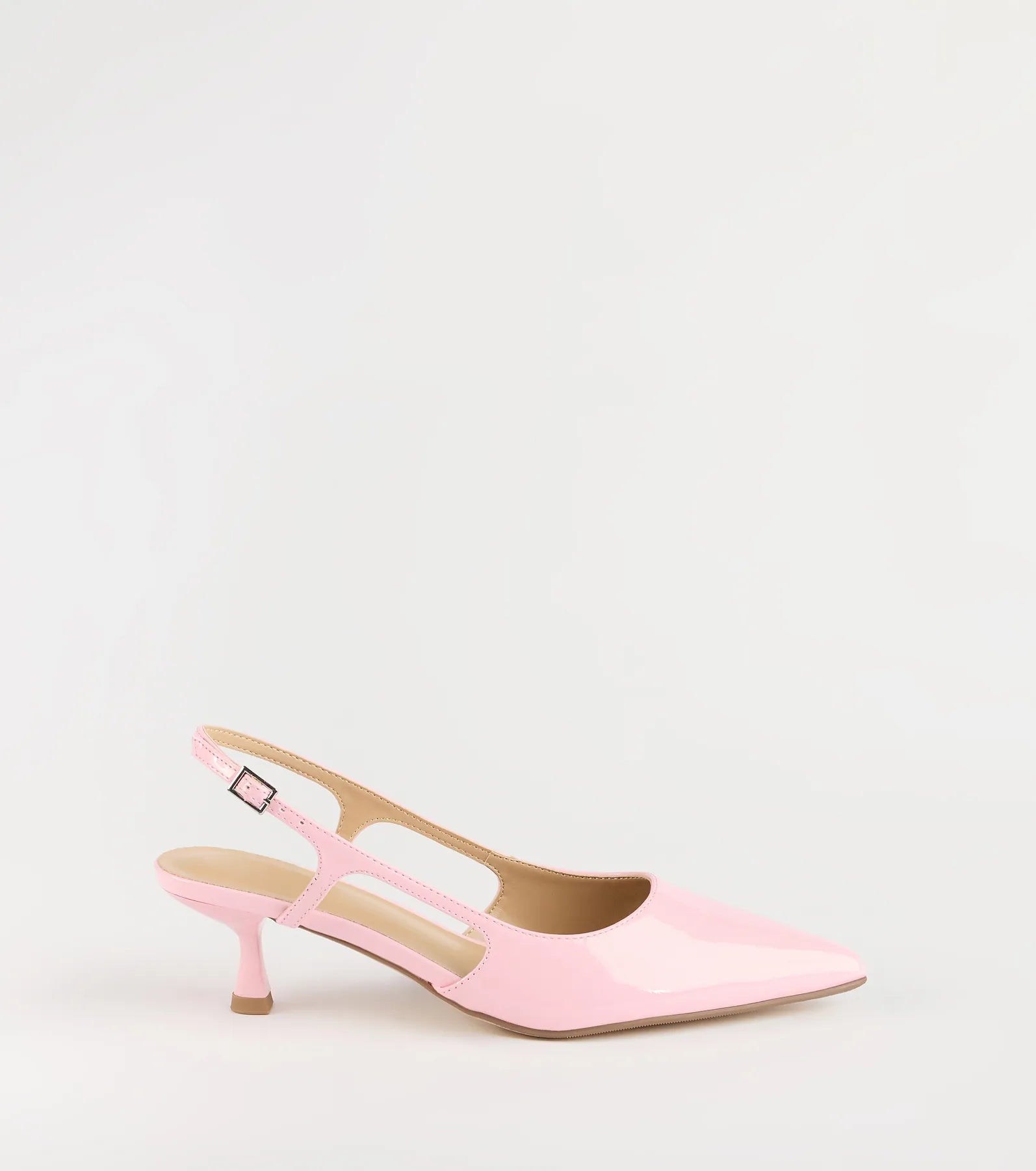 Turn heads in the Keep It Chic Kitten Heel Pumps, pink heels showcasing a fresh trend or stylish detail made to elevate your full Windsor fit.