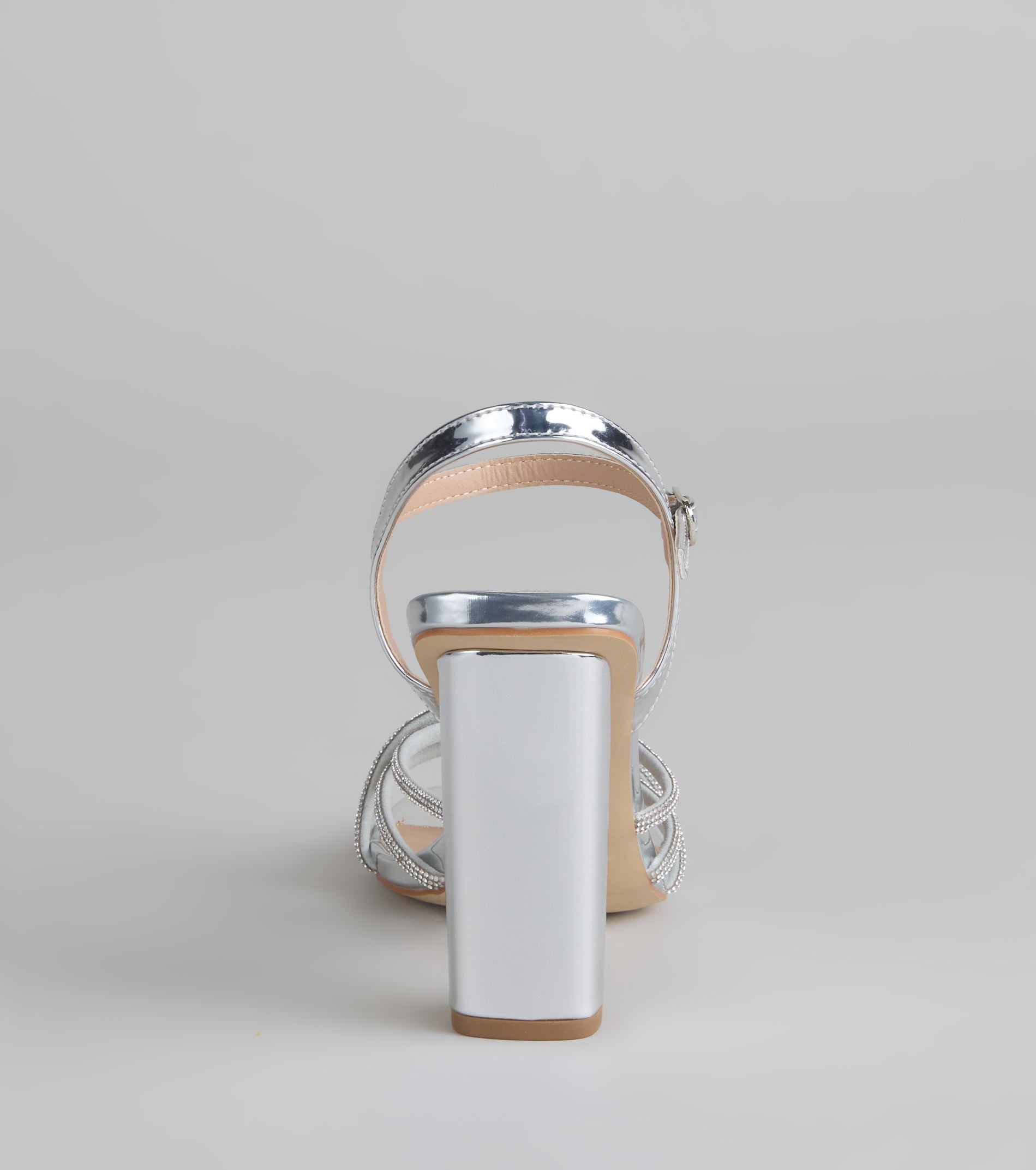 Style made simple with the Glow Getter Twisted Rhinestone Heels, trendy women’s shoes that take your outfit from basic to bold in one step.