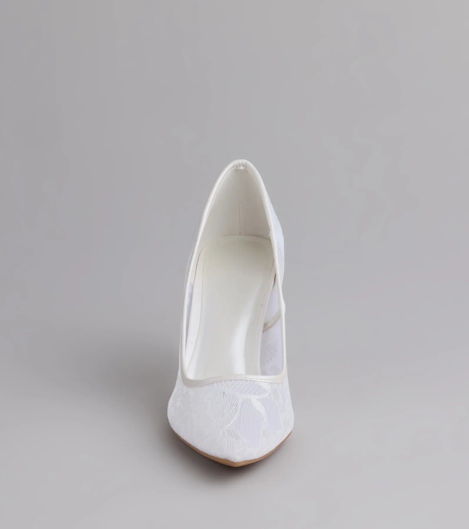 Style made simple with the Romance Always Lace Stiletto Pumps in white, trendy women’s shoes that take your outfit from basic to bold in one step.
