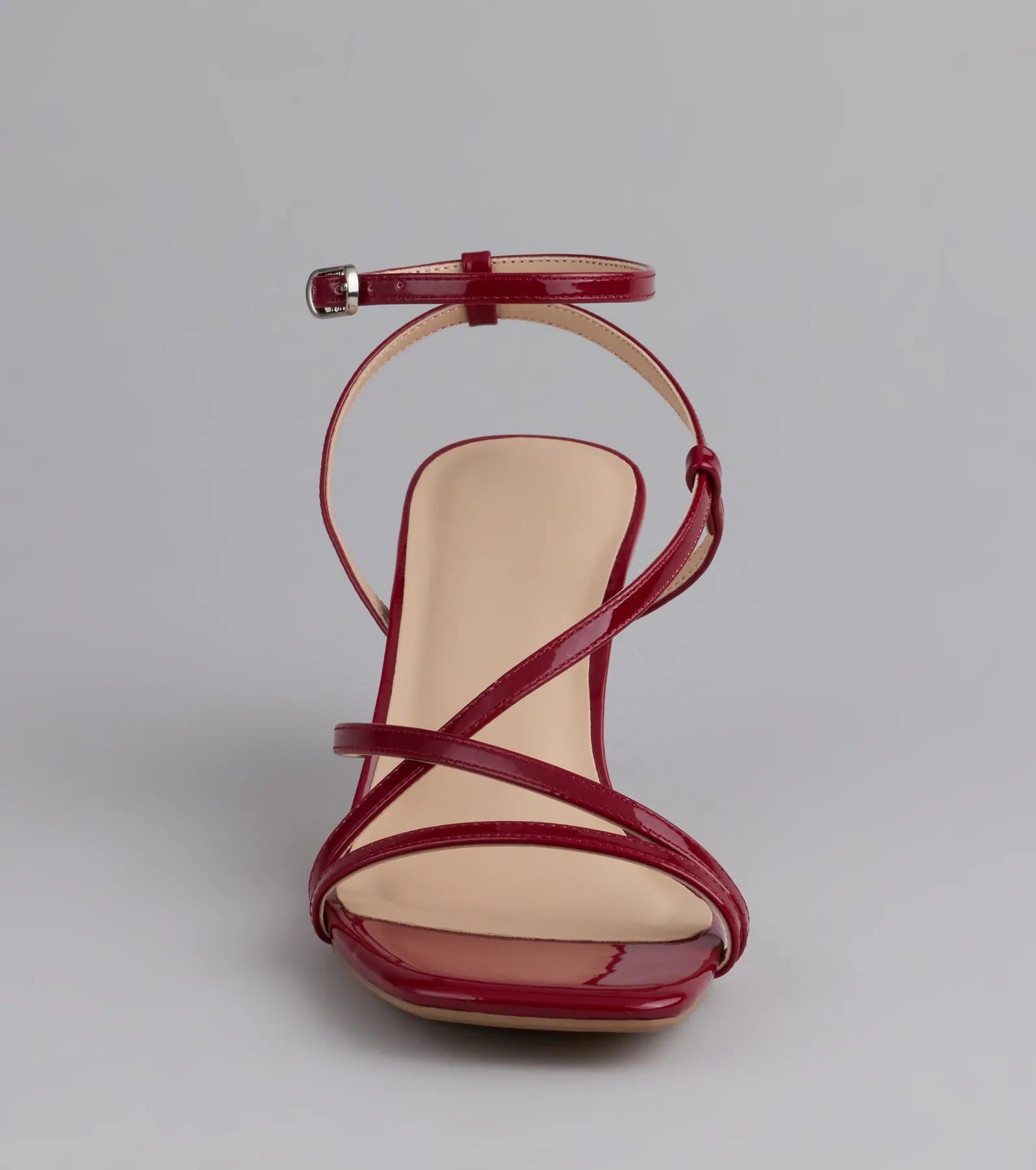 Style made simple with the Simply Stunning Strappy Kitten Heels in wine, trendy women’s shoes that take your outfit from basic to bold in one step.