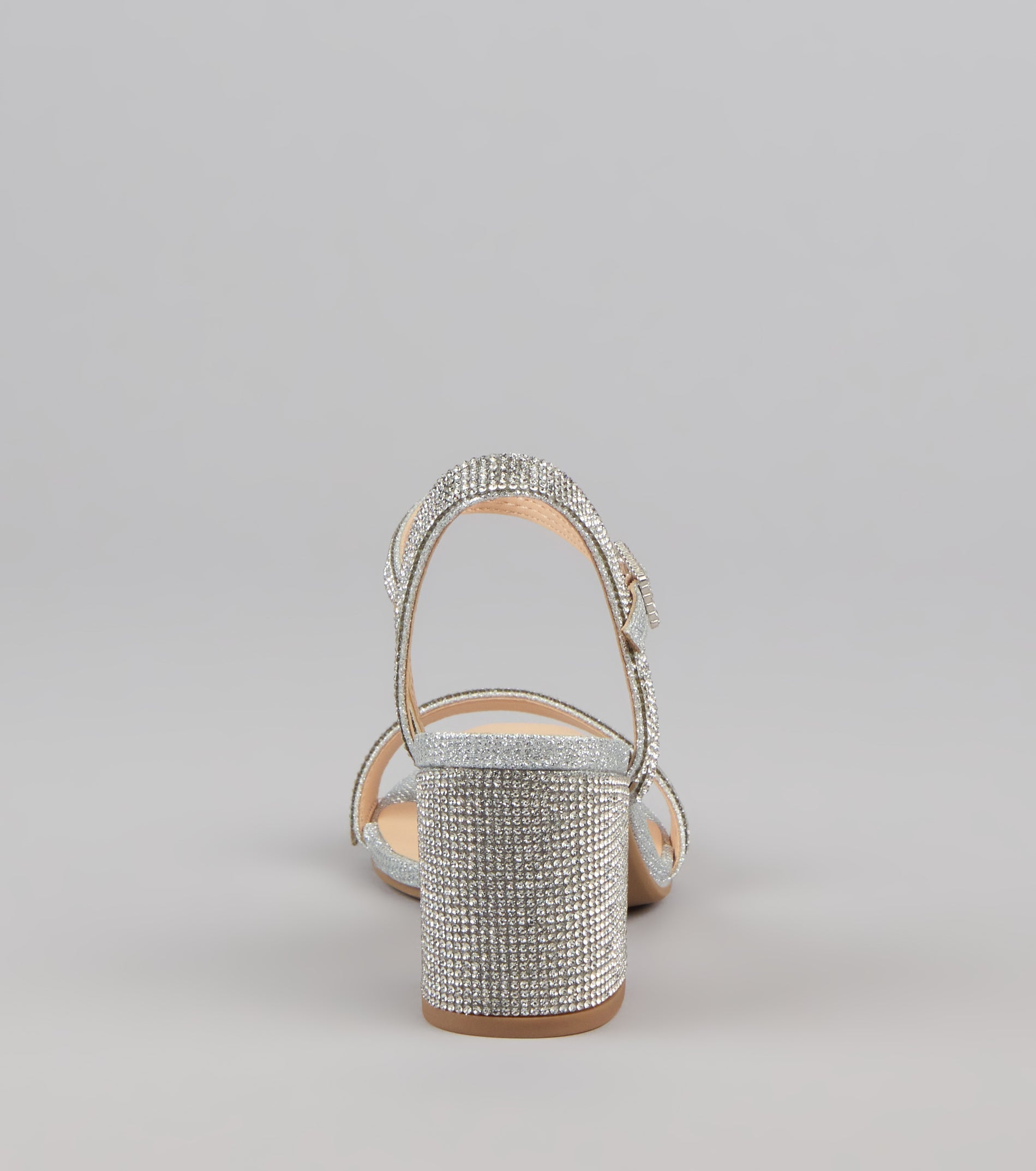 Style made simple with the Step Into Sparkle Rhinestone Block Heels, trendy women’s shoes that take your outfit from basic to bold in one step.