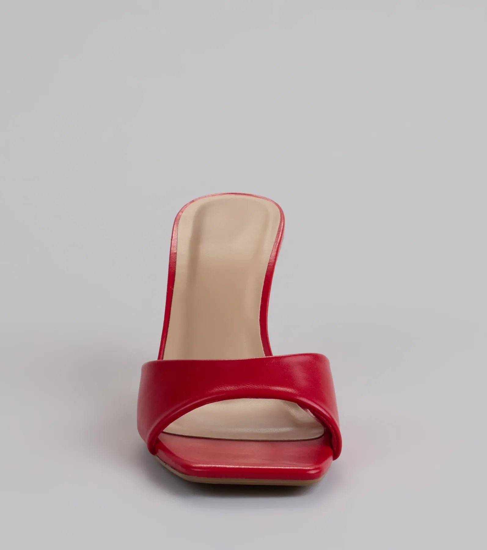 Style made simple with the Glam Stunner Stiletto Mules in red, trendy women’s shoes that take your outfit from basic to bold in one step.