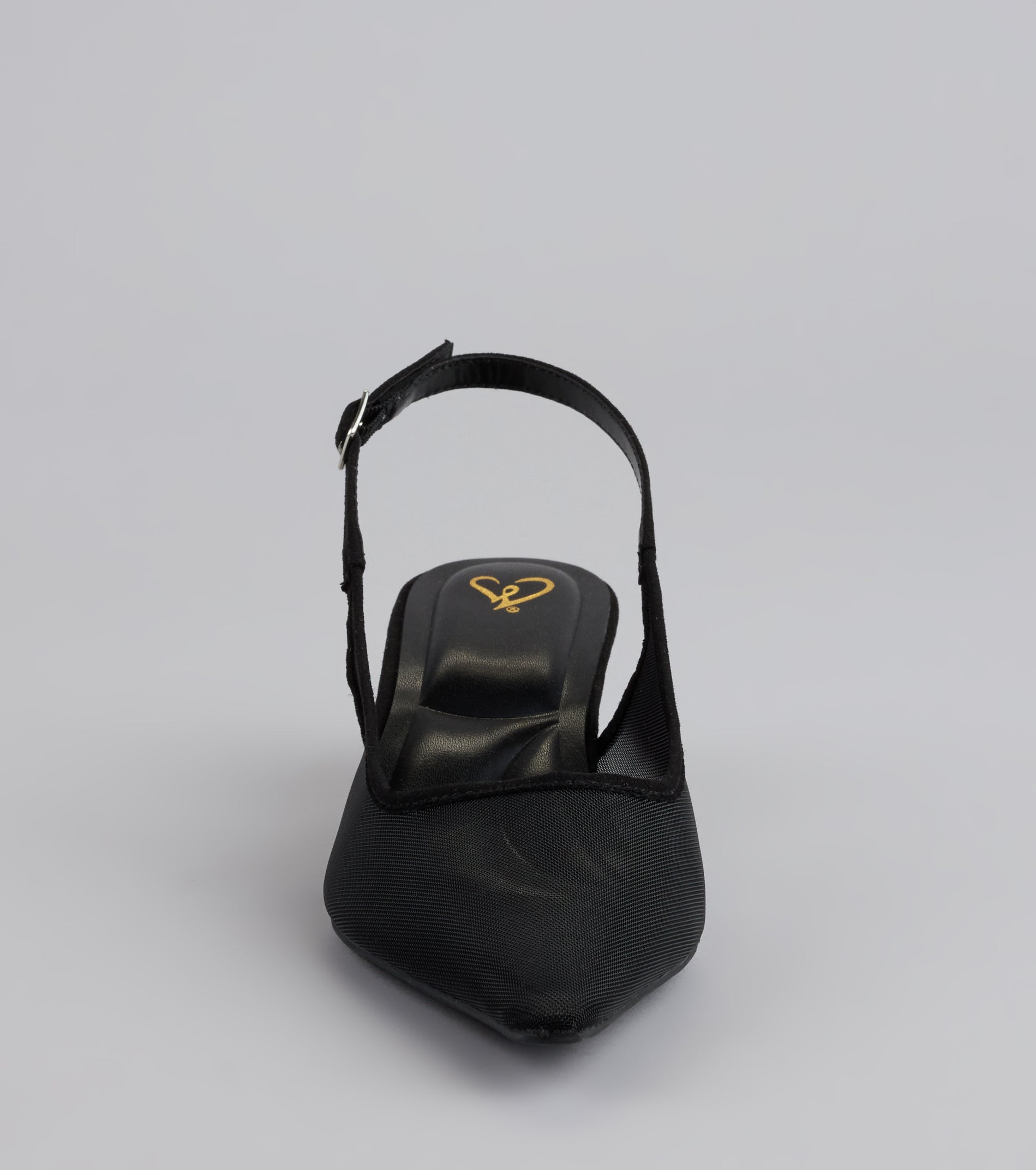 Style made simple with the Double Take Mesh Sling-Back Pumps, trendy women’s shoes that take your outfit from basic to bold in one step.