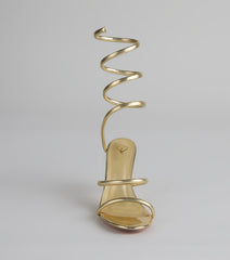 Style made simple with the Golden Hour Spiral Stiletto Heels, trendy women’s shoes that take your outfit from basic to bold in one step.