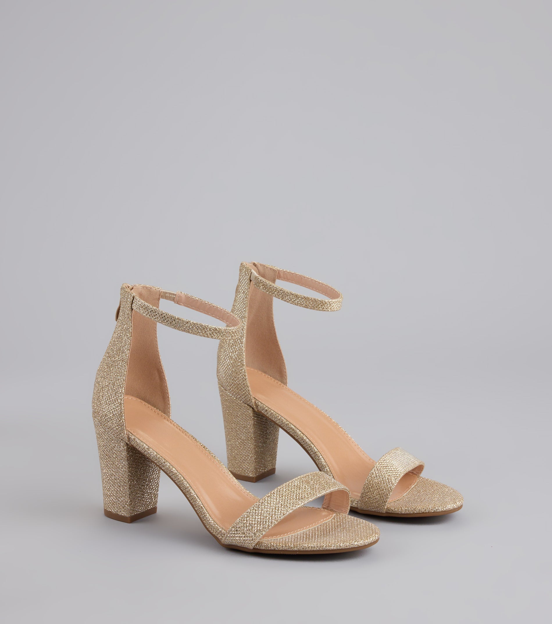 Style made simple with the Cue The Compliments Glitter Block Heels, trendy women’s shoes that take your outfit from basic to bold in one step.