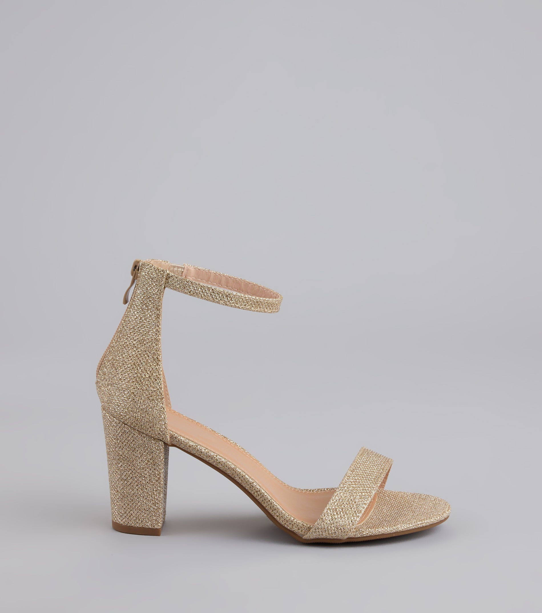 Style made simple with the Cue The Compliments Glitter Block Heels, trendy women’s shoes that take your outfit from basic to bold in one step.