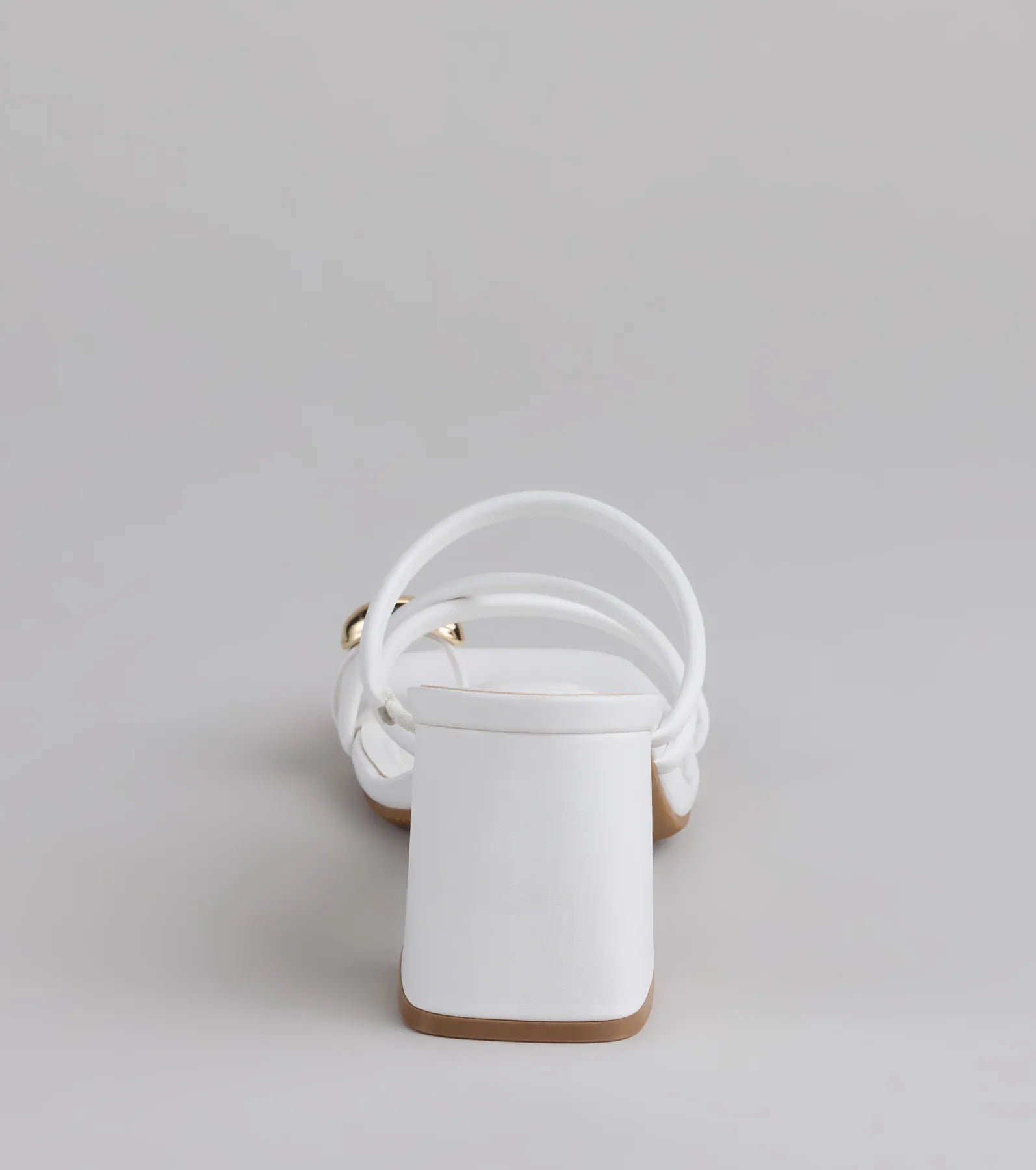 Style made simple with the Walking Pretty Toe Ring Heels in white, trendy women’s shoes that take your outfit from basic to bold in one step.