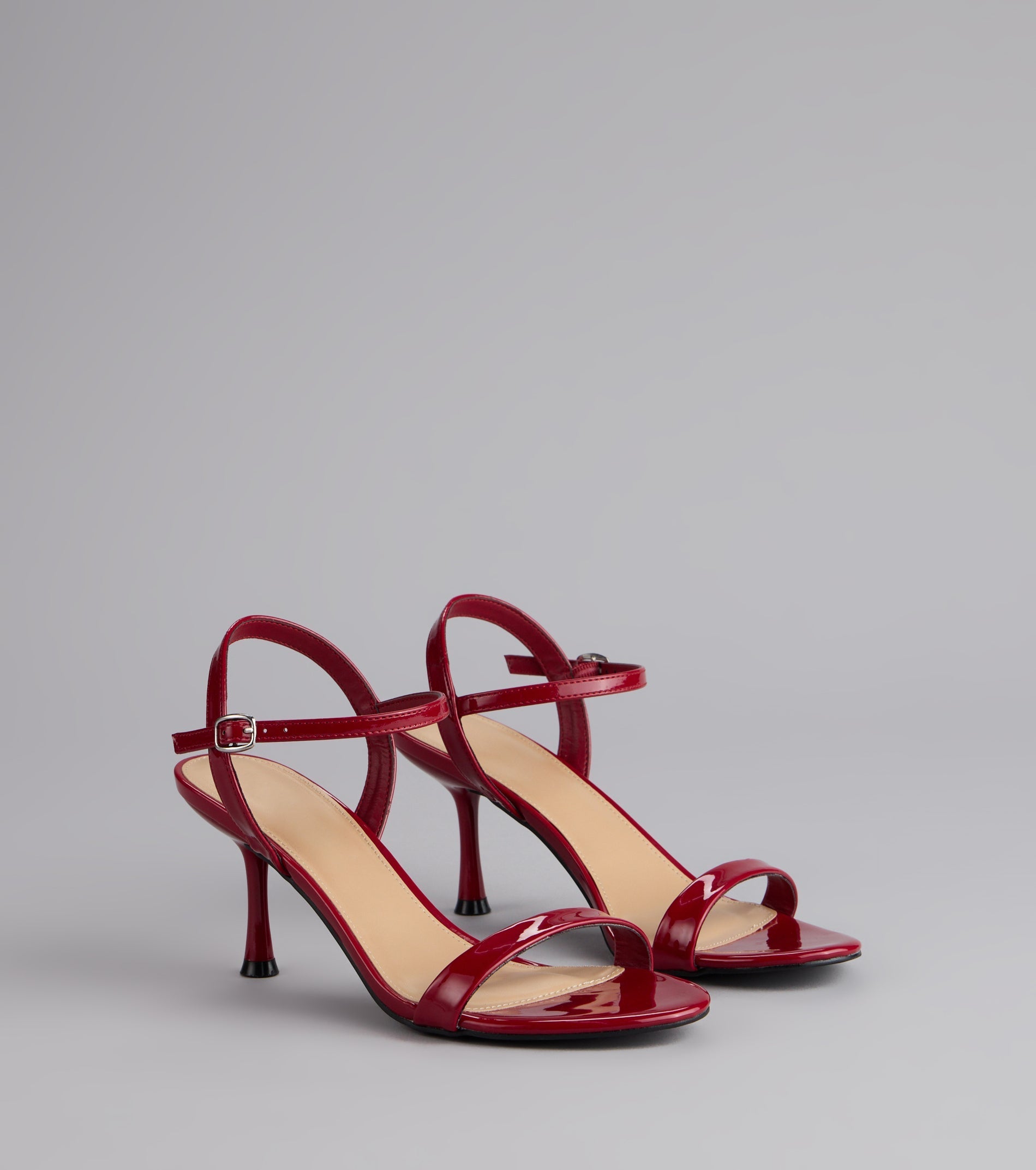 Style made simple with the Sleek And Simple Patent Kitten Heels, trendy women’s shoes that take your outfit from basic to bold in one step.