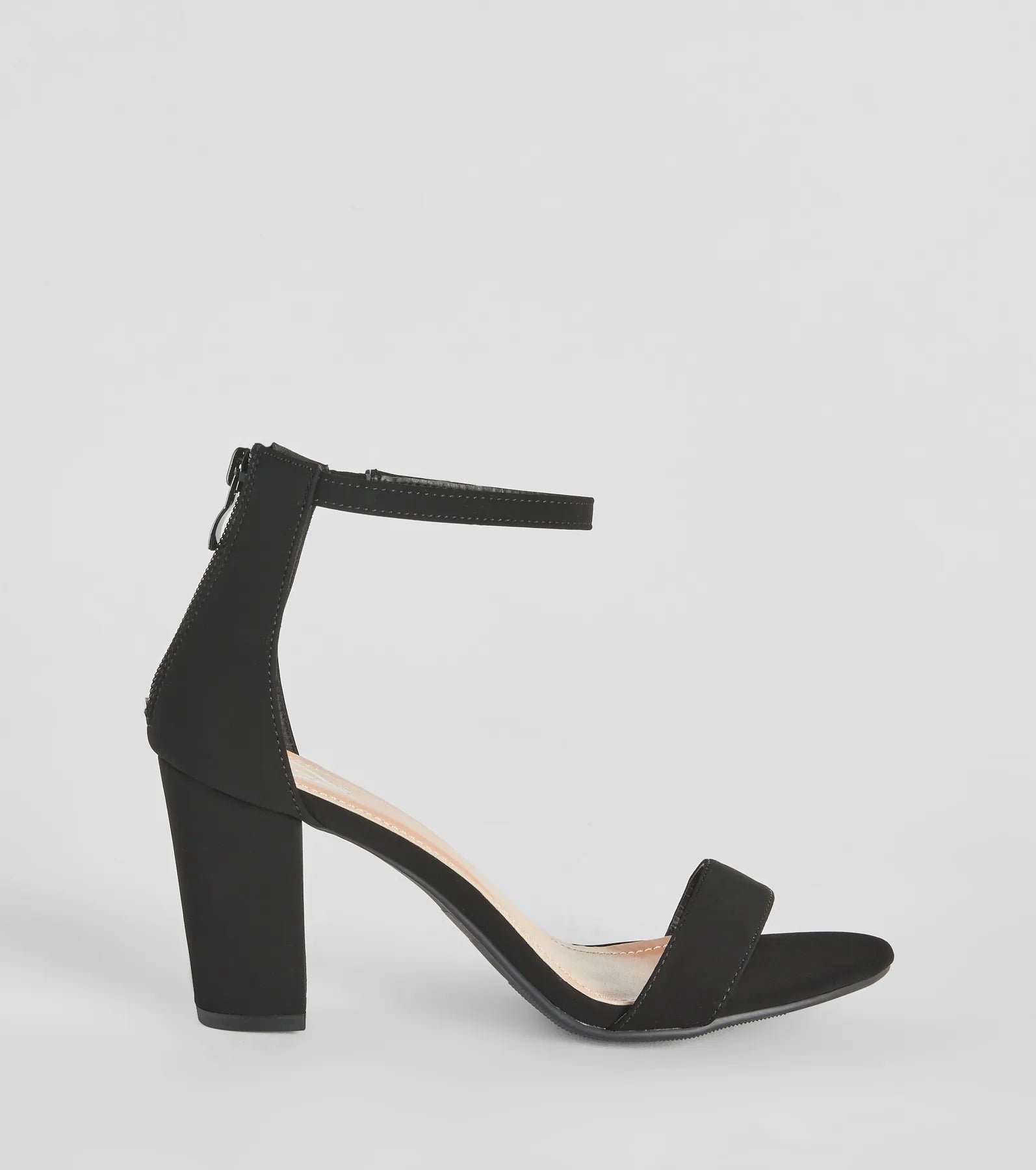 The Smooth And Sleek Block Heels in black is an elevated pick for your best outfit yet, effortlessly delivering a polished look that's sure to turn heads at any celebration.