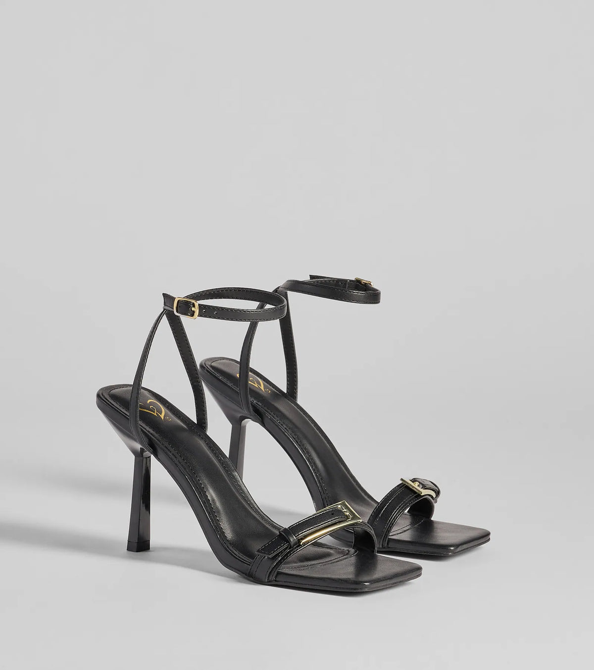 Style made simple with the Buckled Up Stiletto Heels in black, trendy women’s shoes that take your outfit from basic to bold in one step.