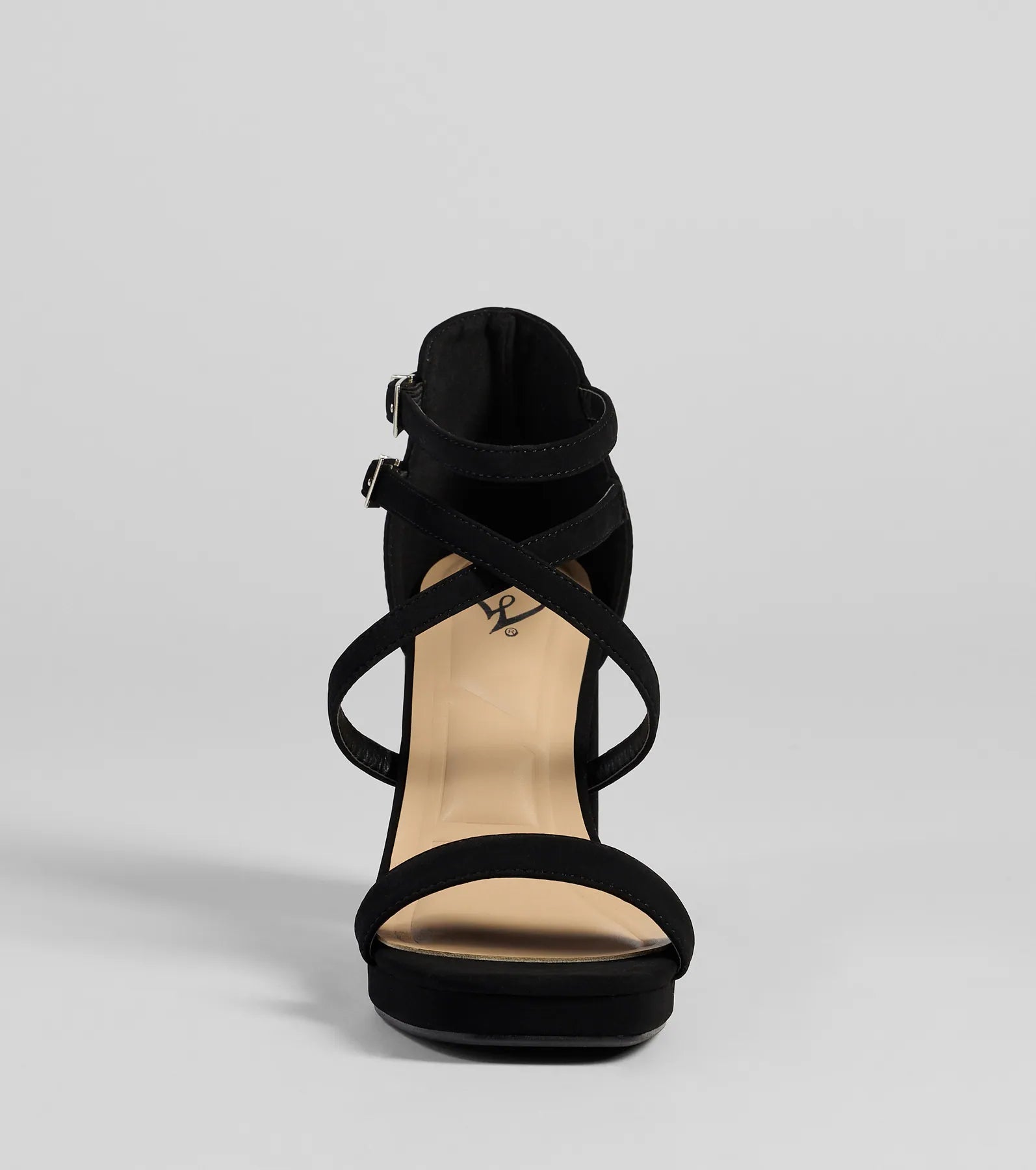 Style made simple with the Slay Every Step Strappy Platform Heels in black, trendy women’s shoes that take your outfit from basic to bold in one step.