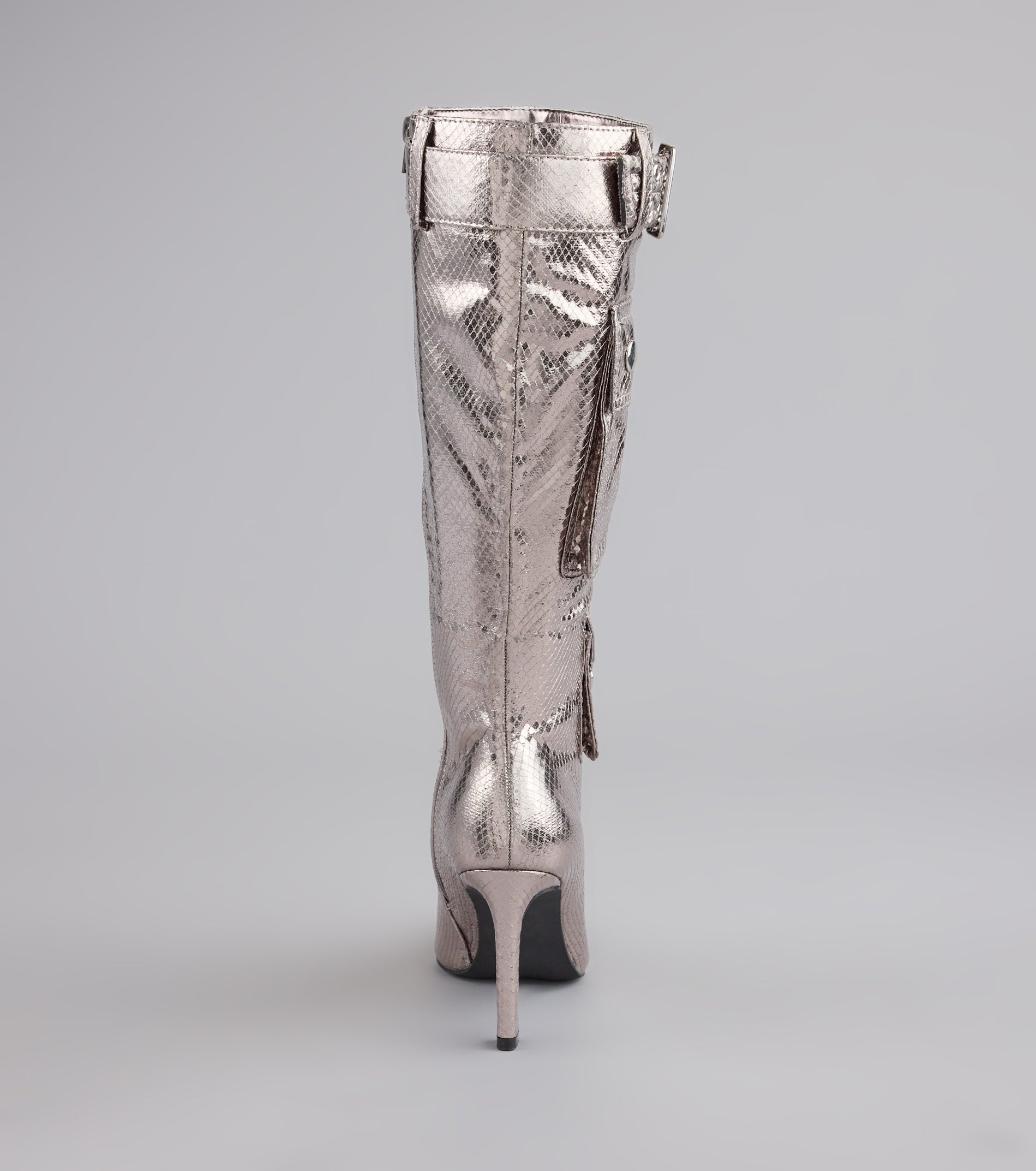 This piece brings trend-right energy to the Hot on the Heist Buckled Pocket Stiletto Boots, perfect for fall outfits that stand out.