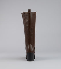 This piece brings trend-right energy to the Retro Rise Knee High Platform Boots, perfect for fall outfits that stand out.