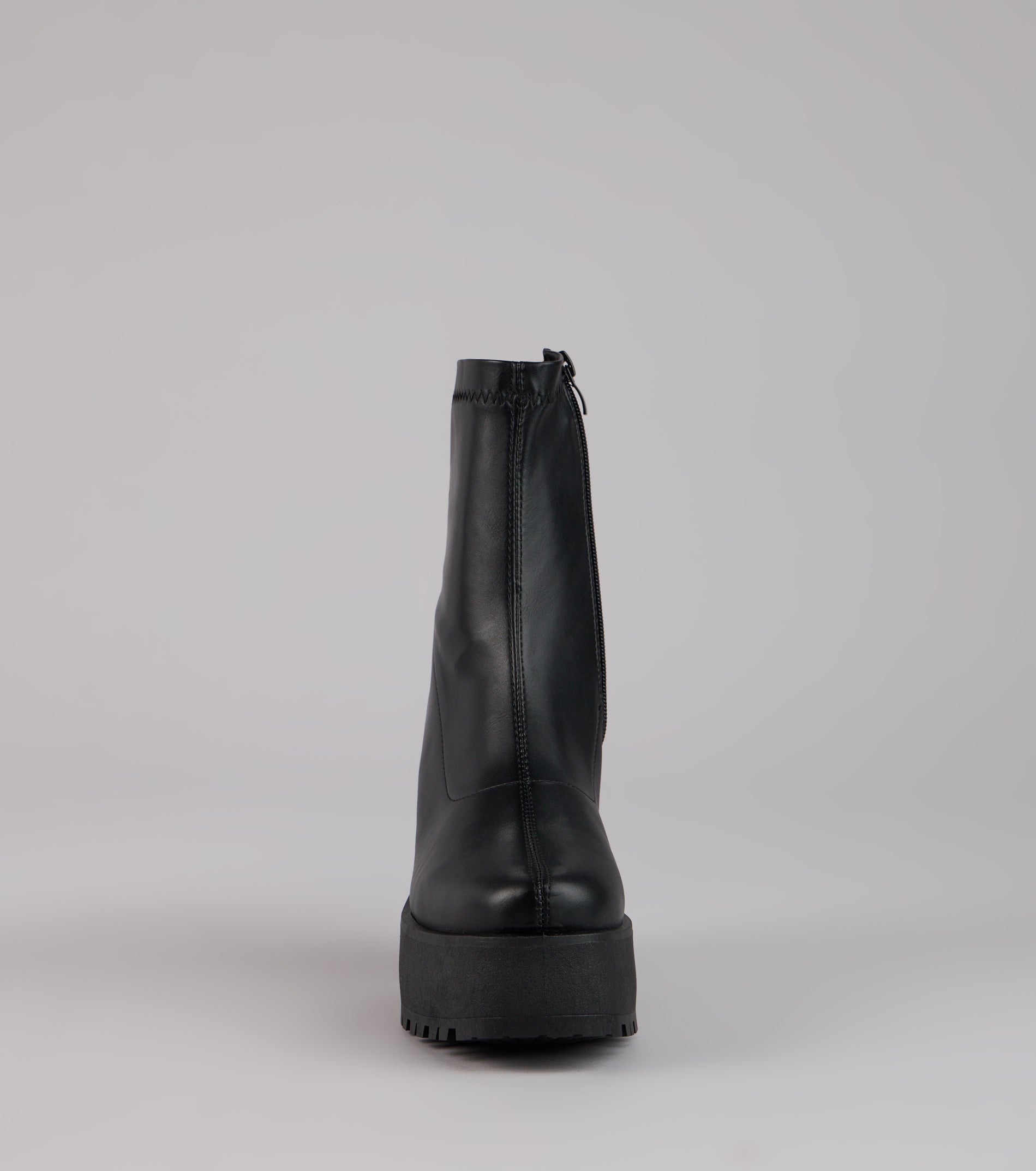 Style made simple with the Power Stomp Platform Ankle Booties, trendy women’s shoes that take your outfit from basic to bold in one step.