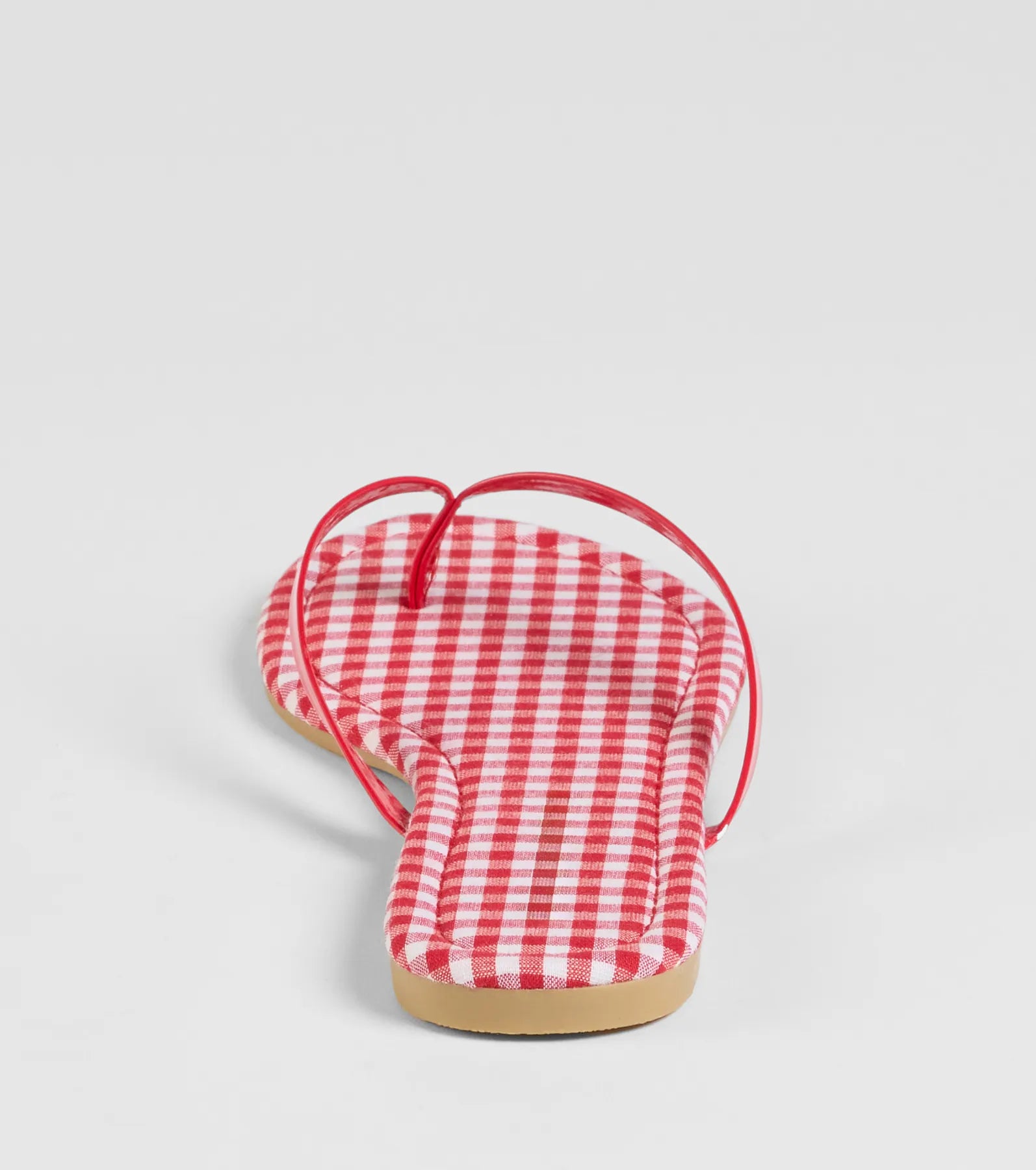 Get inspired with the Cutie Vibe Gingham Print Thong Strap Sandals, a feed-worthy red piece that’s part of Windsor's updated and curated women’s clothing edit packed with must-have fall outfit ideas.