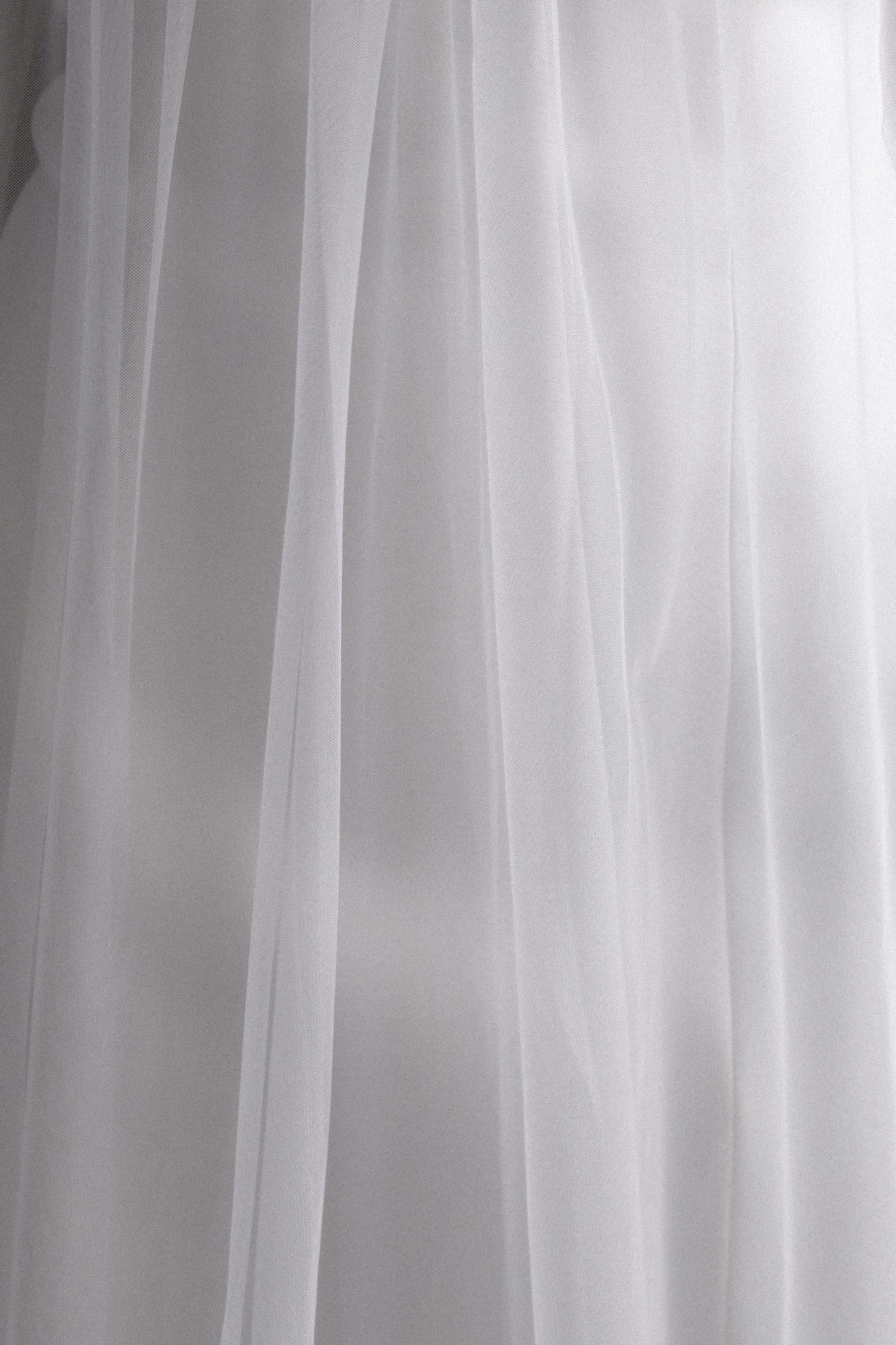 Bettany Chiffon Strapless Maxi Dress - White