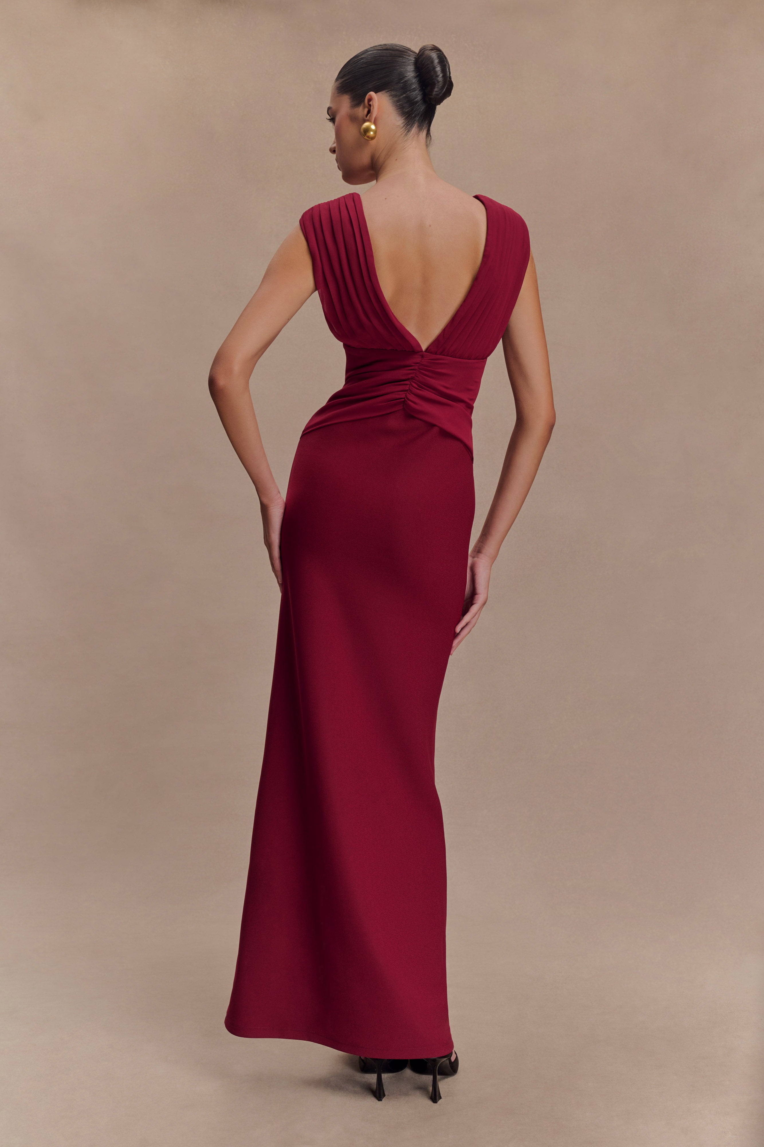Monique Maxi Dress - Plum