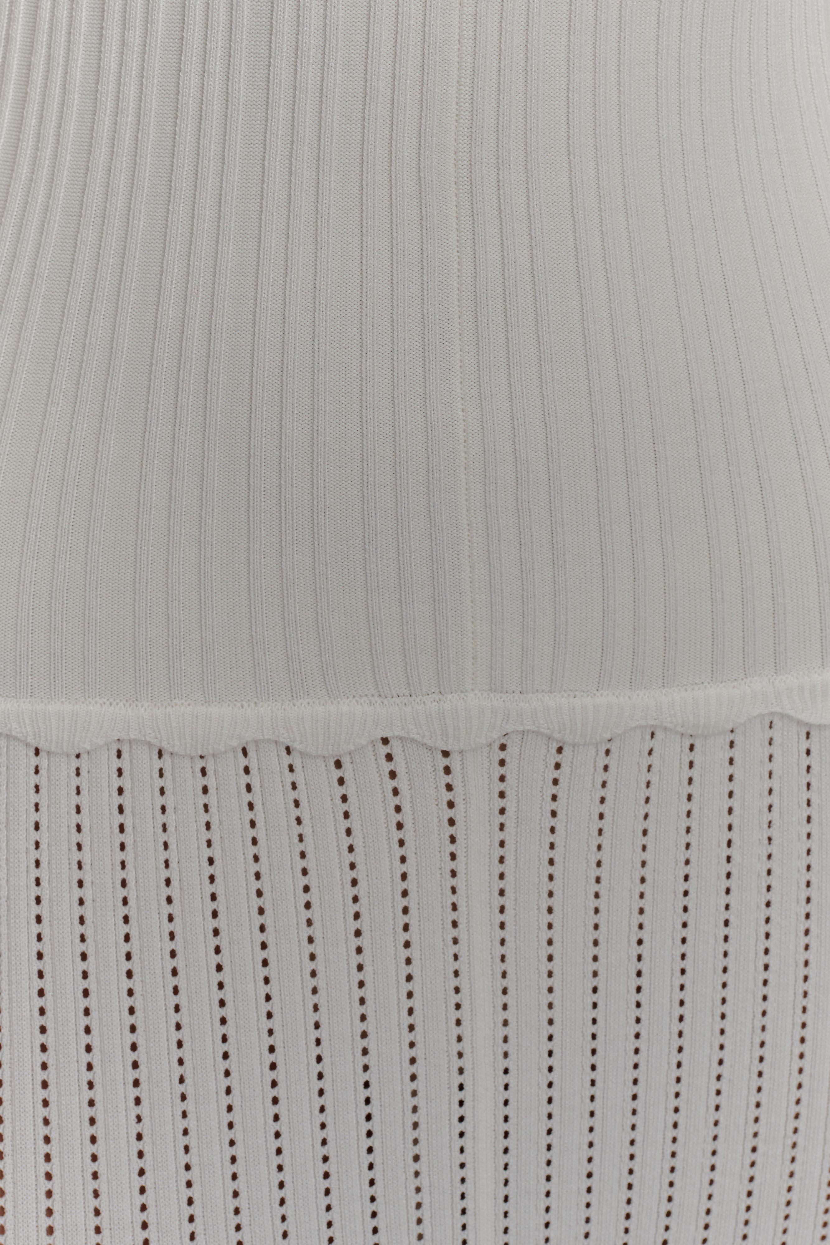 Finley Pointelle Knit Maxi Dress - Ivory