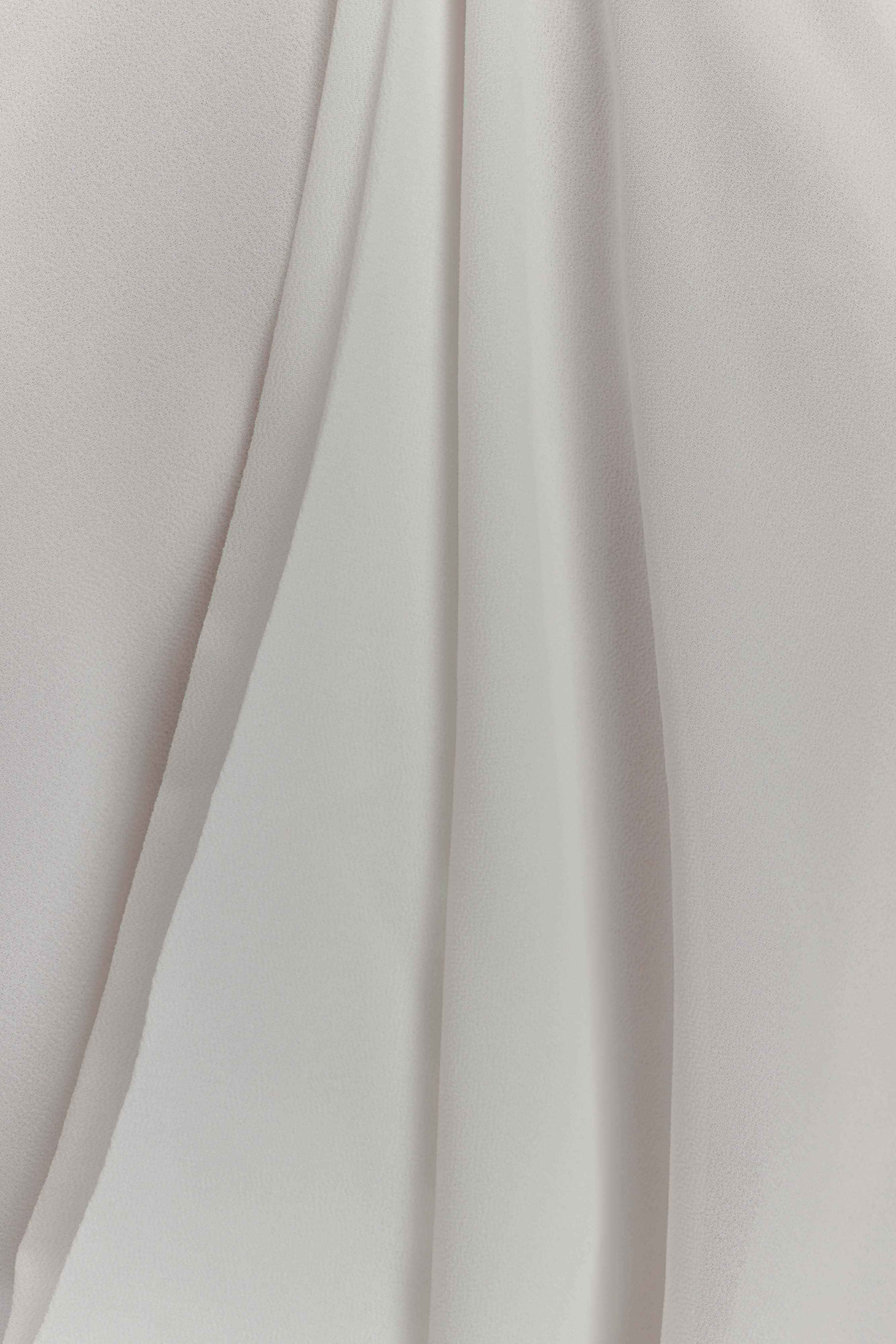 Rosalia Cowl Neck Maxi Dress - White