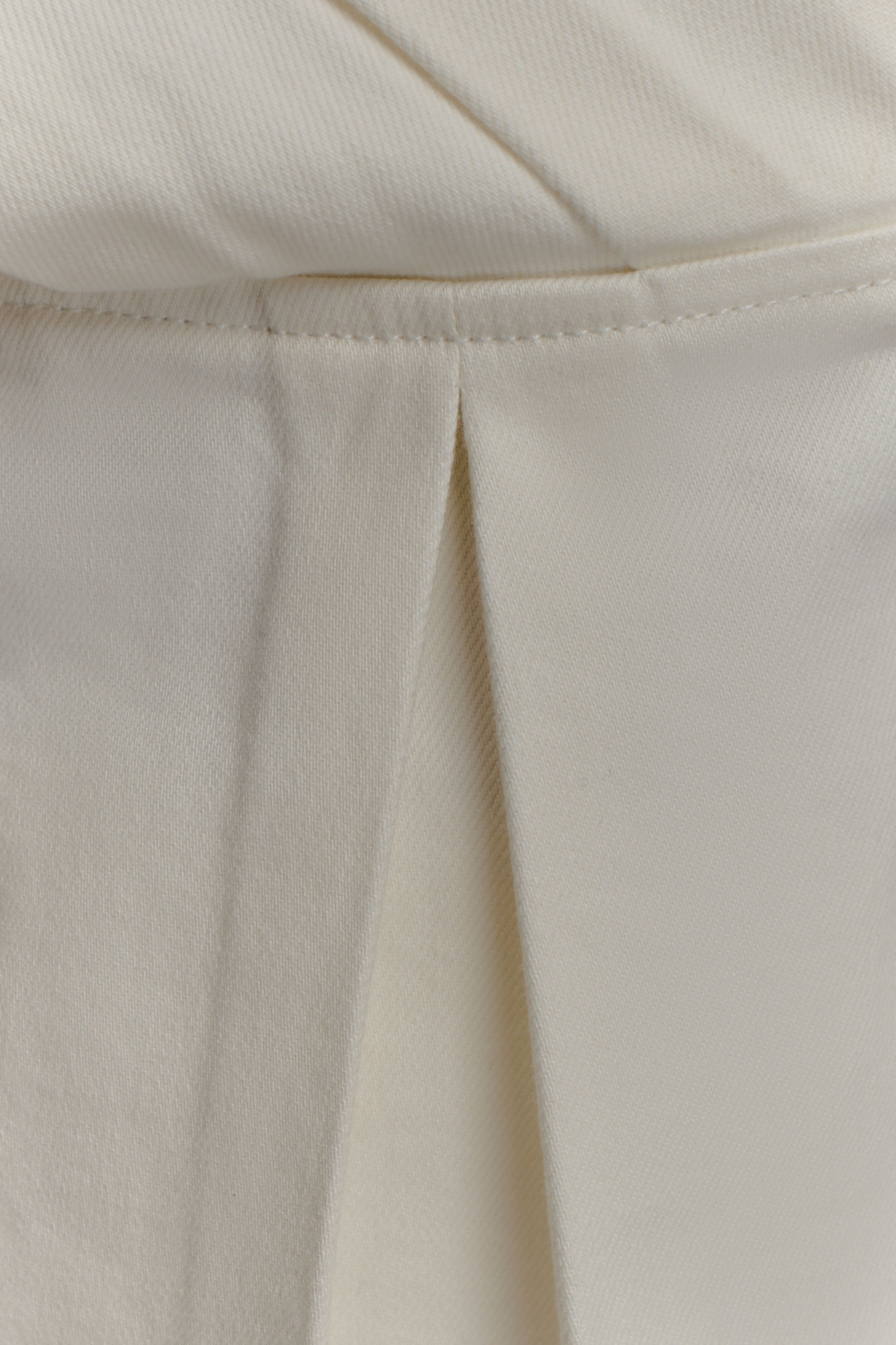 Rayne Off Shoulder Denim Top - White