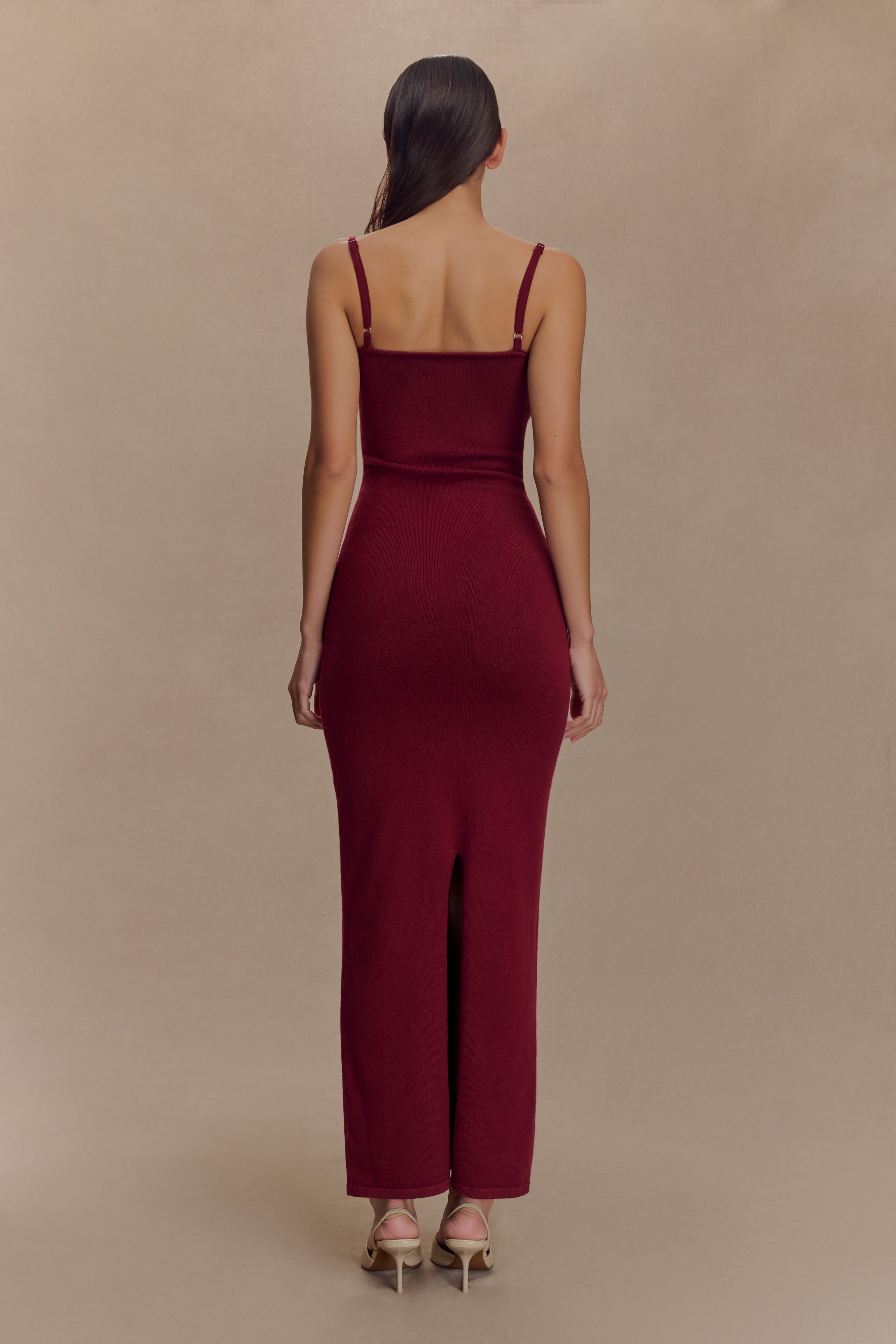 Kingston Knit Maxi Dress - Merlot