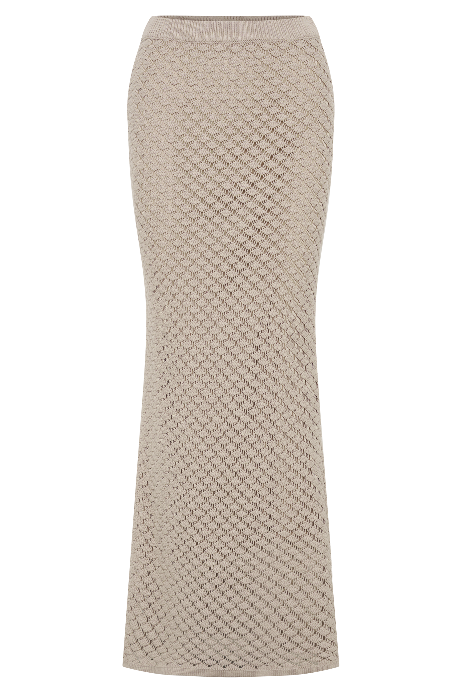 Guiliana Knit Maxi Skirt - Tawny Grey