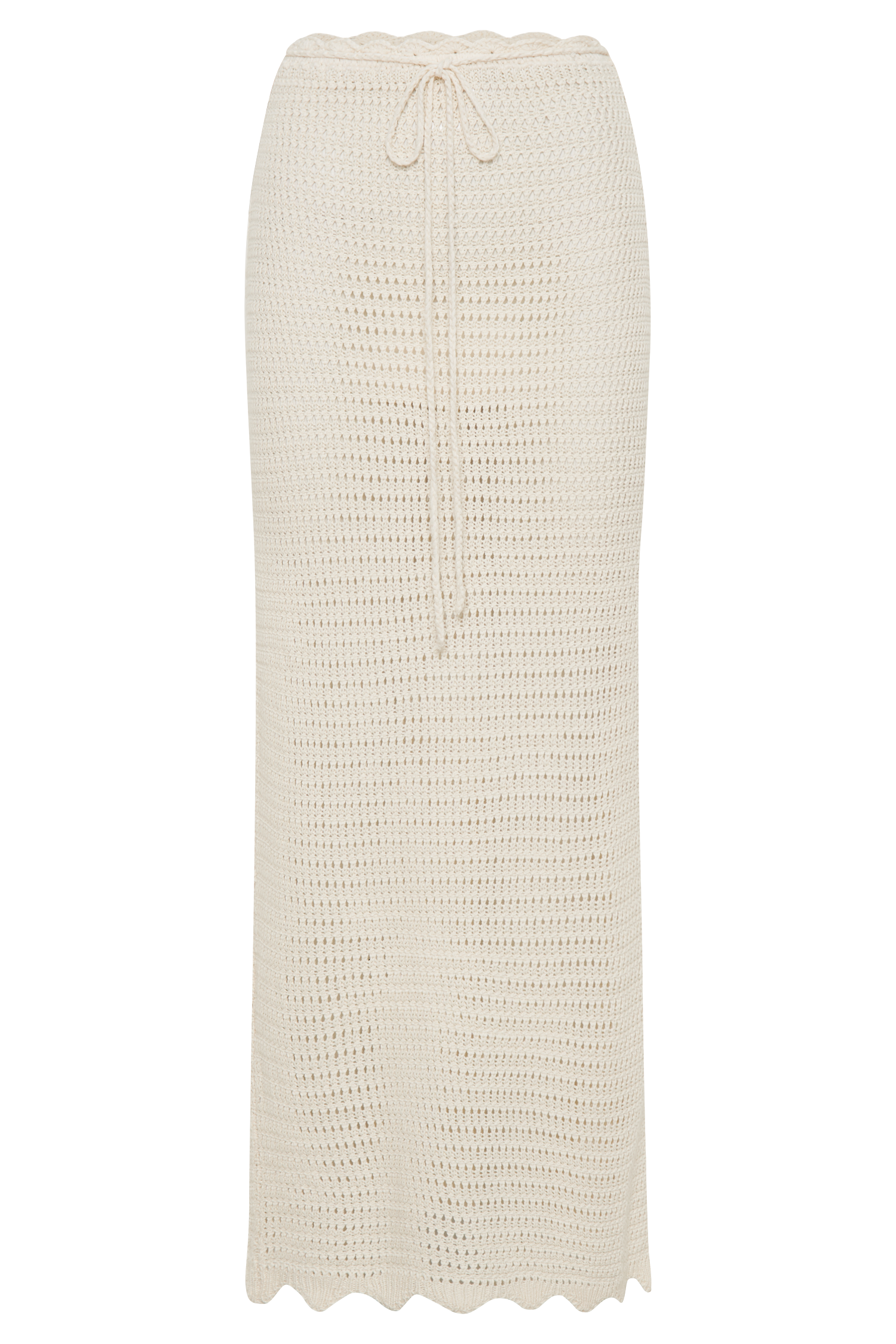 Kira Knit Maxi Skirt - Buttercream