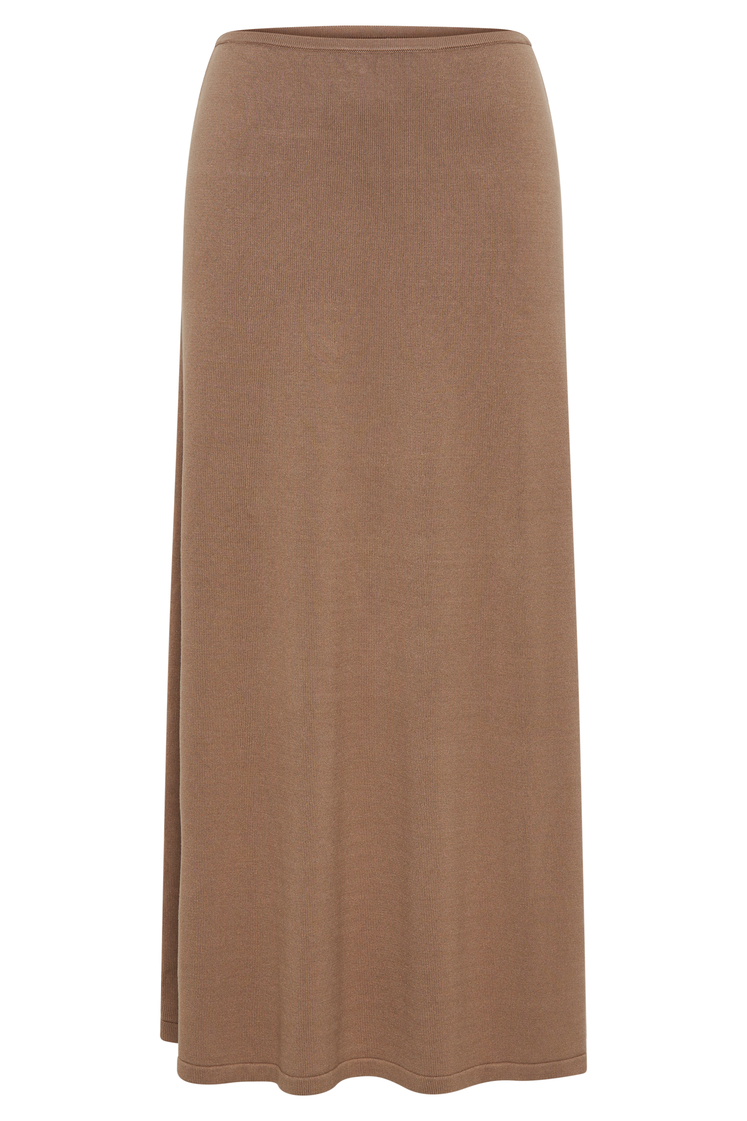 Diedre A-Line Knit Maxi Skirt - Pecan