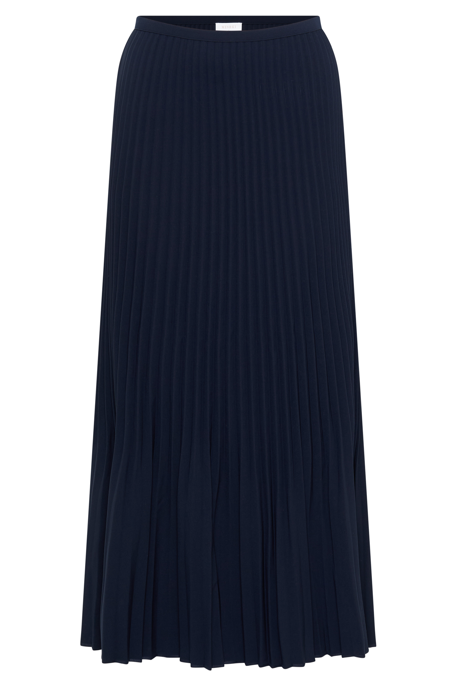 Twyla Pleated Suiting Maxi Skirt - Navy