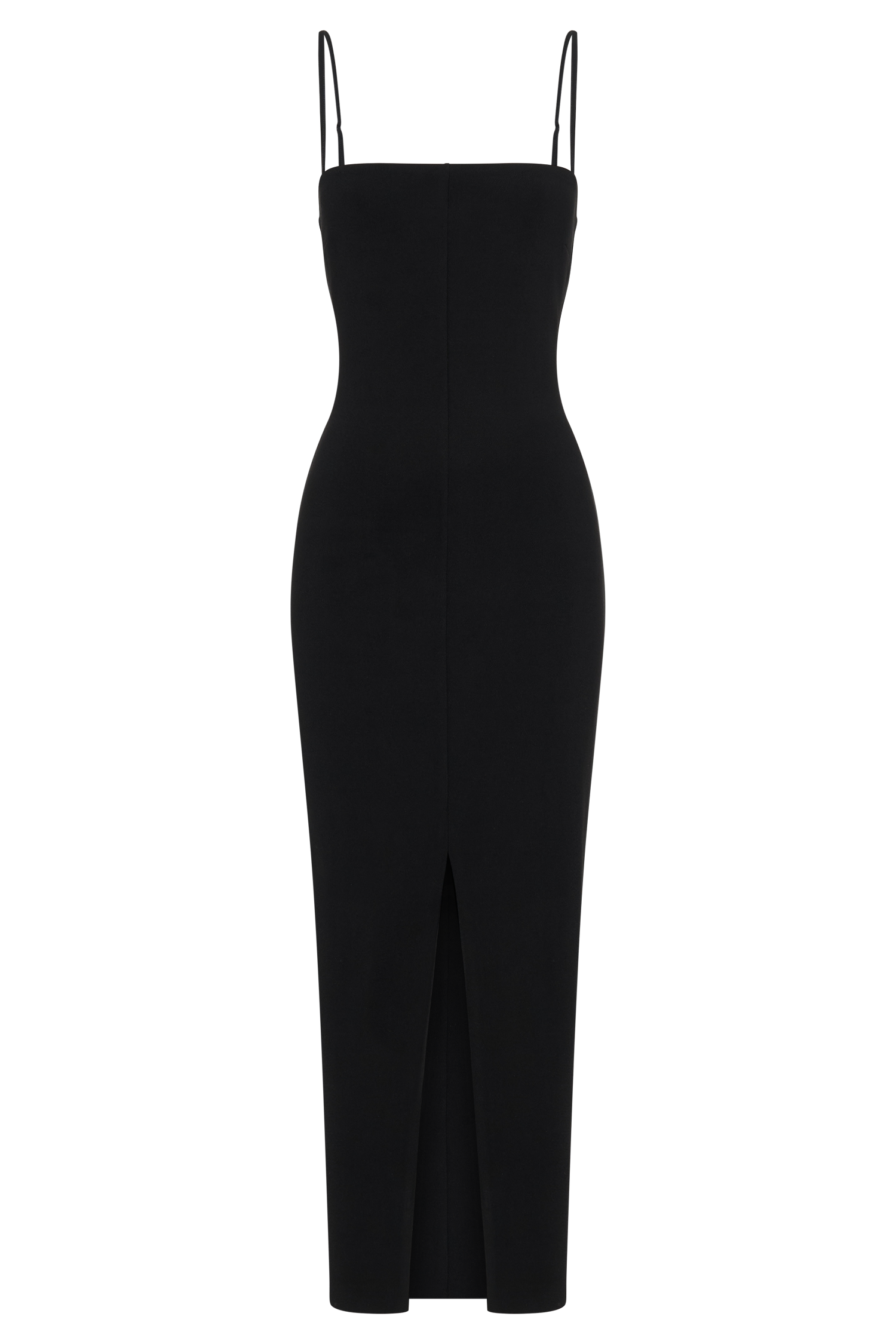 Delia Crepe Maxi Dress - Black