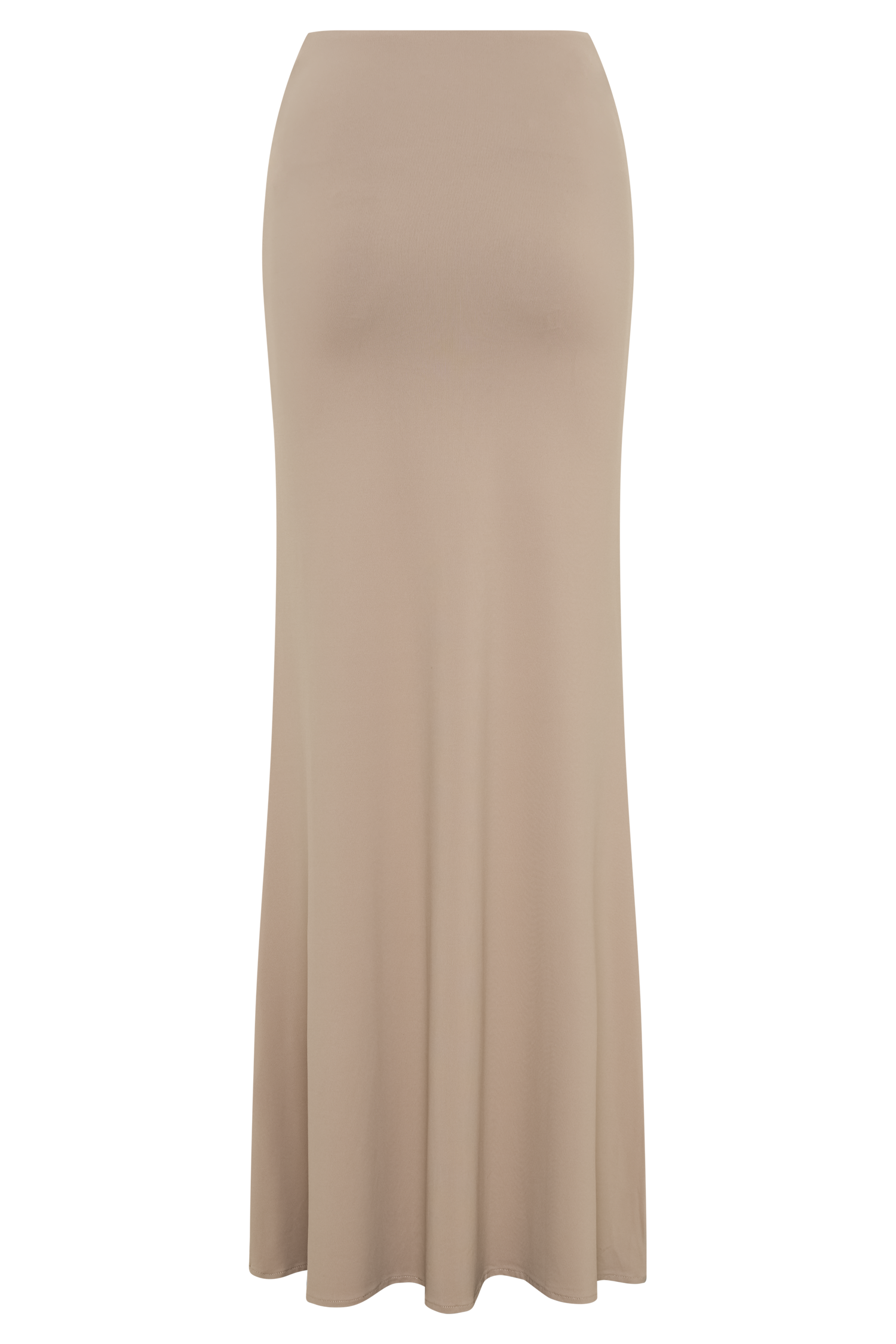 Jules Recycled Nylon And Mesh Maxi Skirt - Taupe