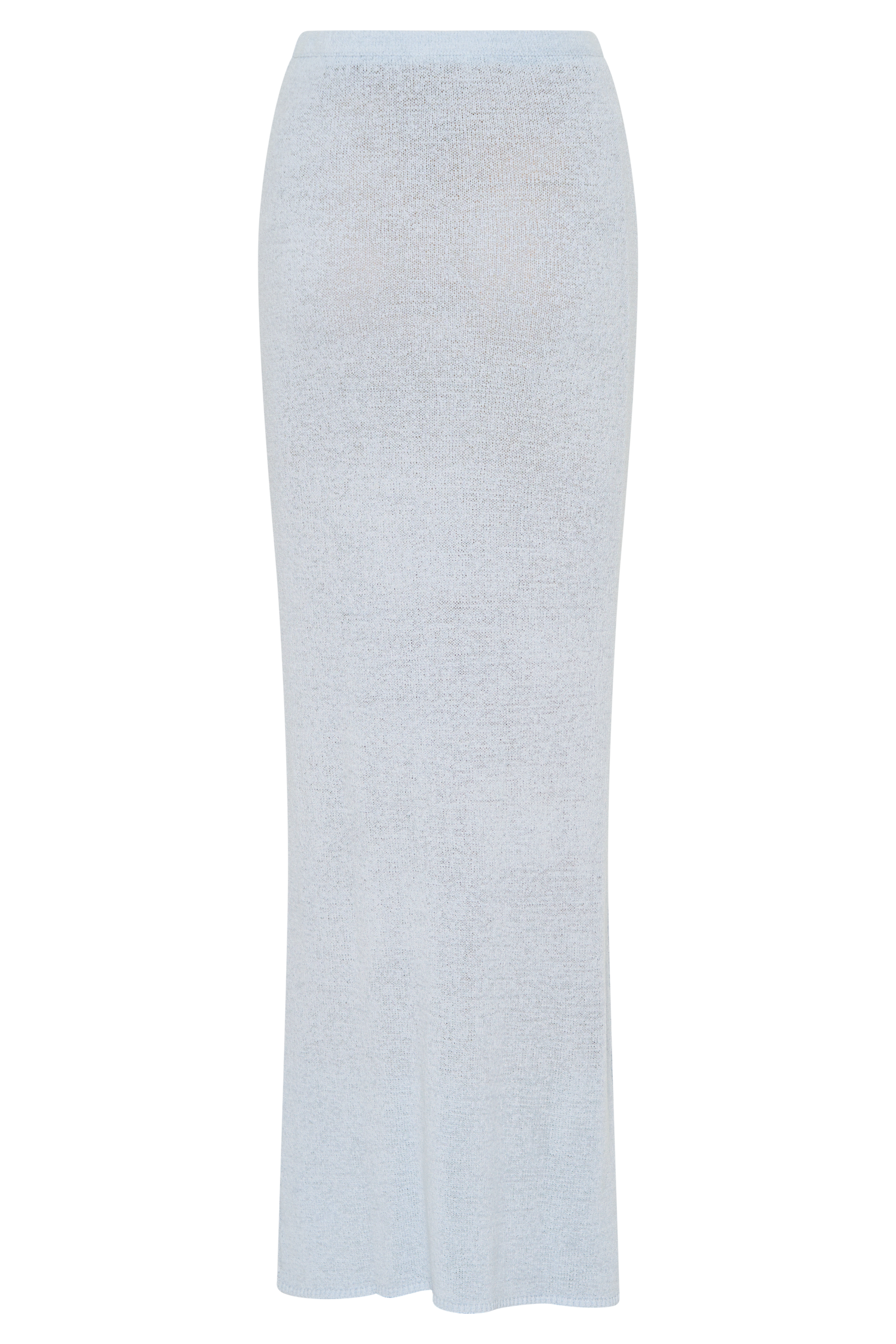 Phoebe Knit Maxi Skirt - Ice Blue