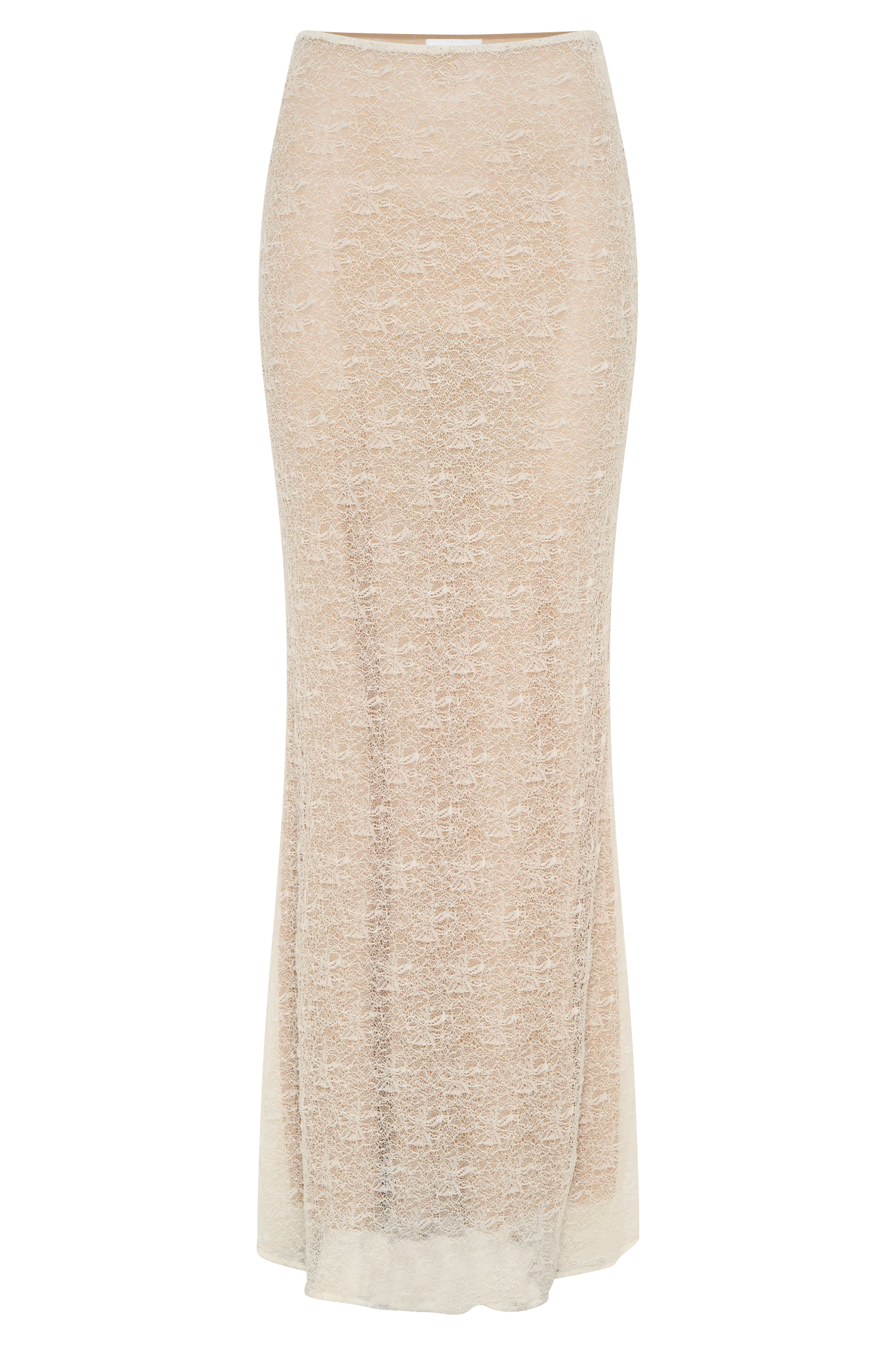 Robyn Sheer Lace Maxi Skirt - Ivory