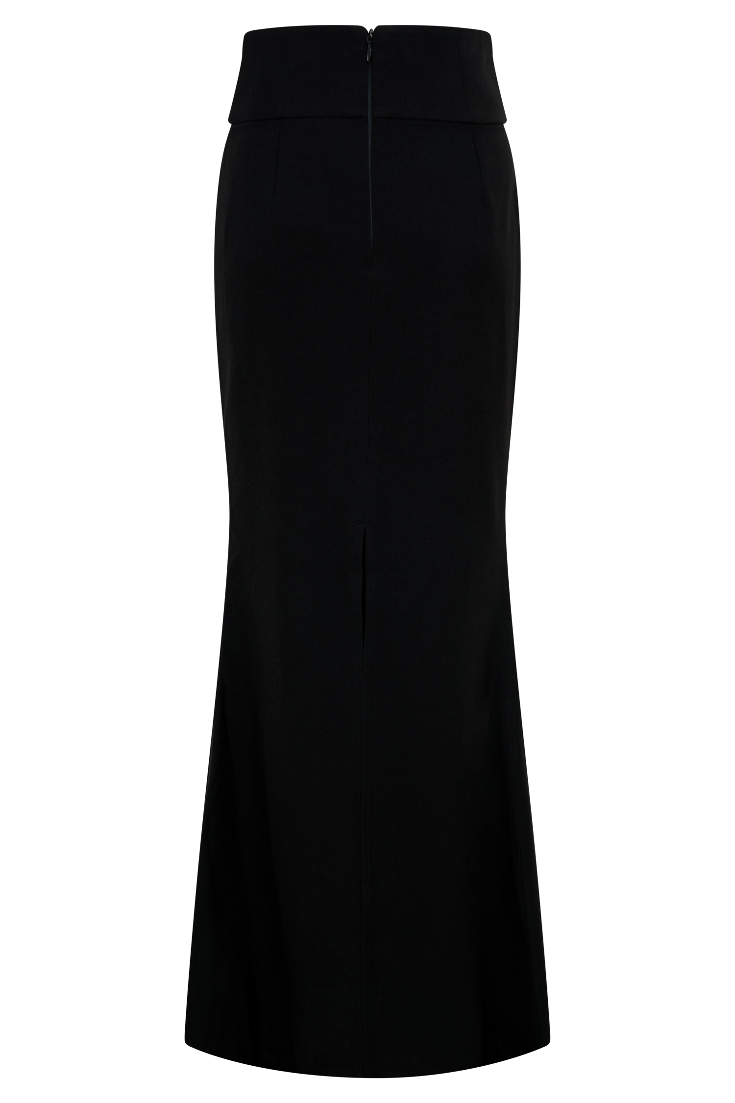 Grace Suiting Maxi Skirt - Black