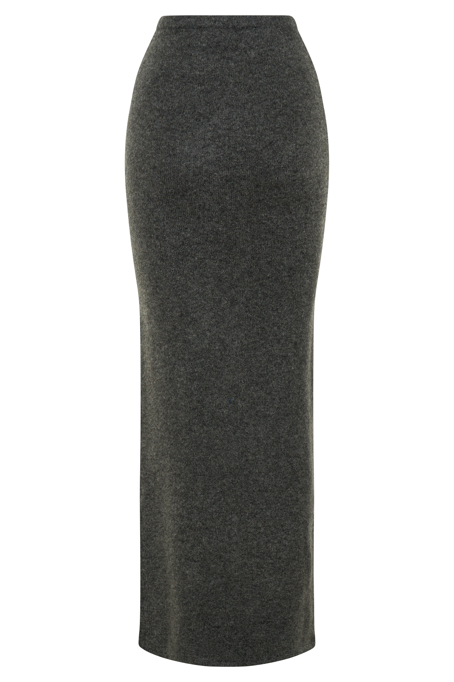 Elise Knit Maxi Skirt - Charcoal Marle