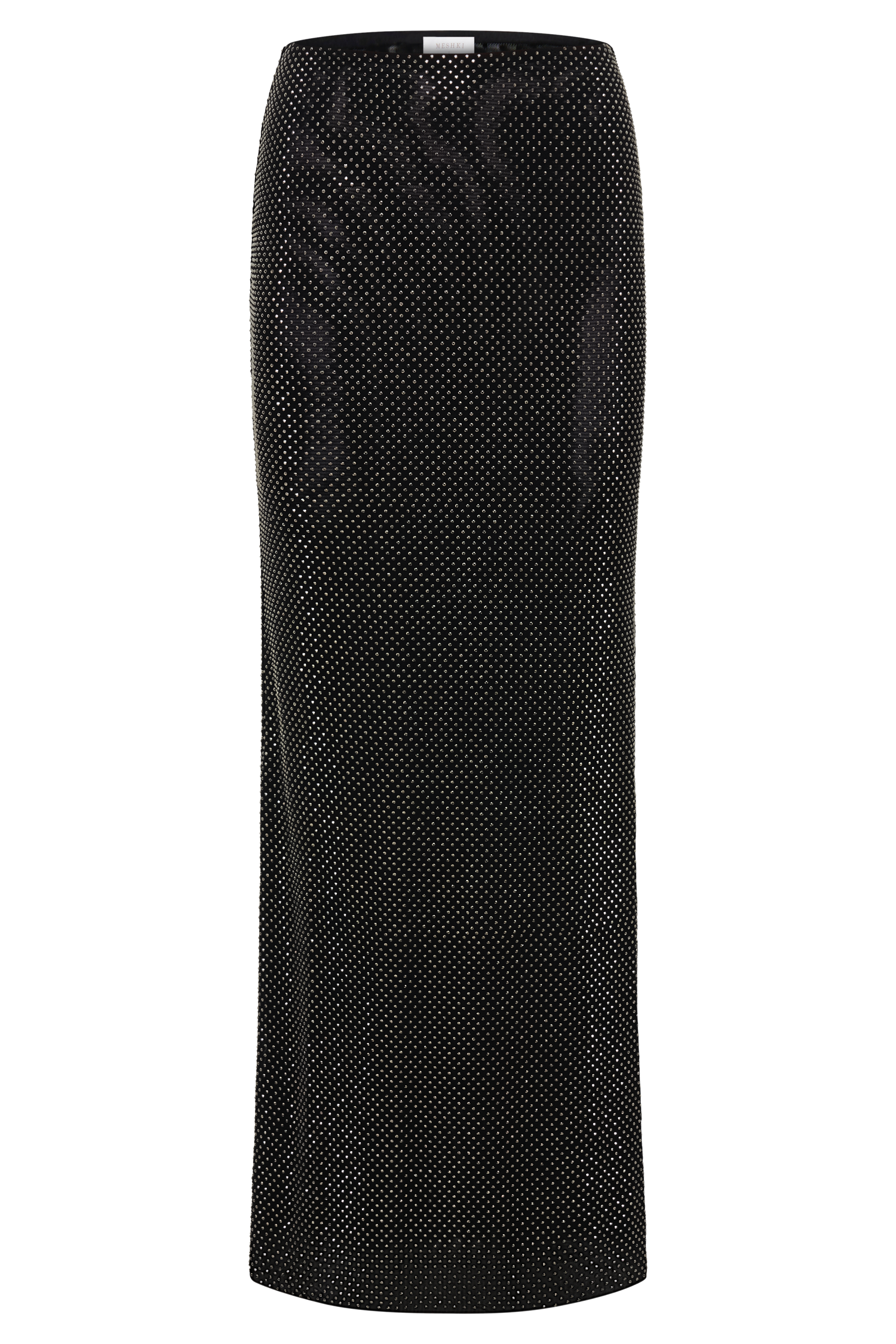 Erika Diamante Maxi Skirt - Black