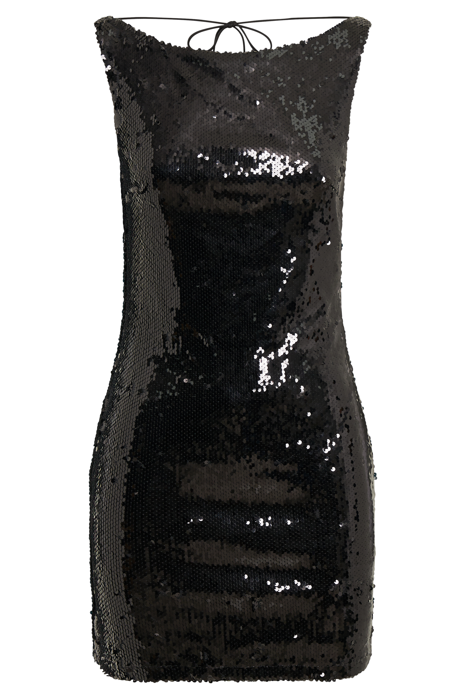 Ayla Sequin Mini Dress - Black