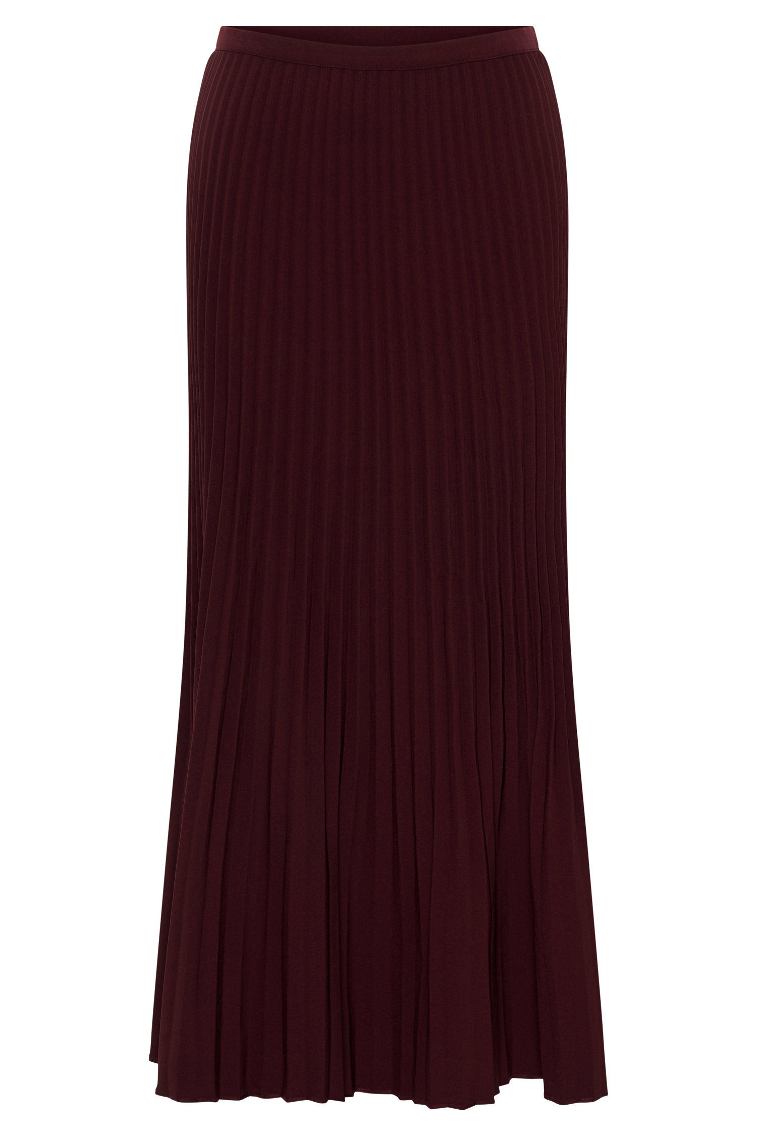 Twyla Pleated Suiting Maxi Skirt - Plum