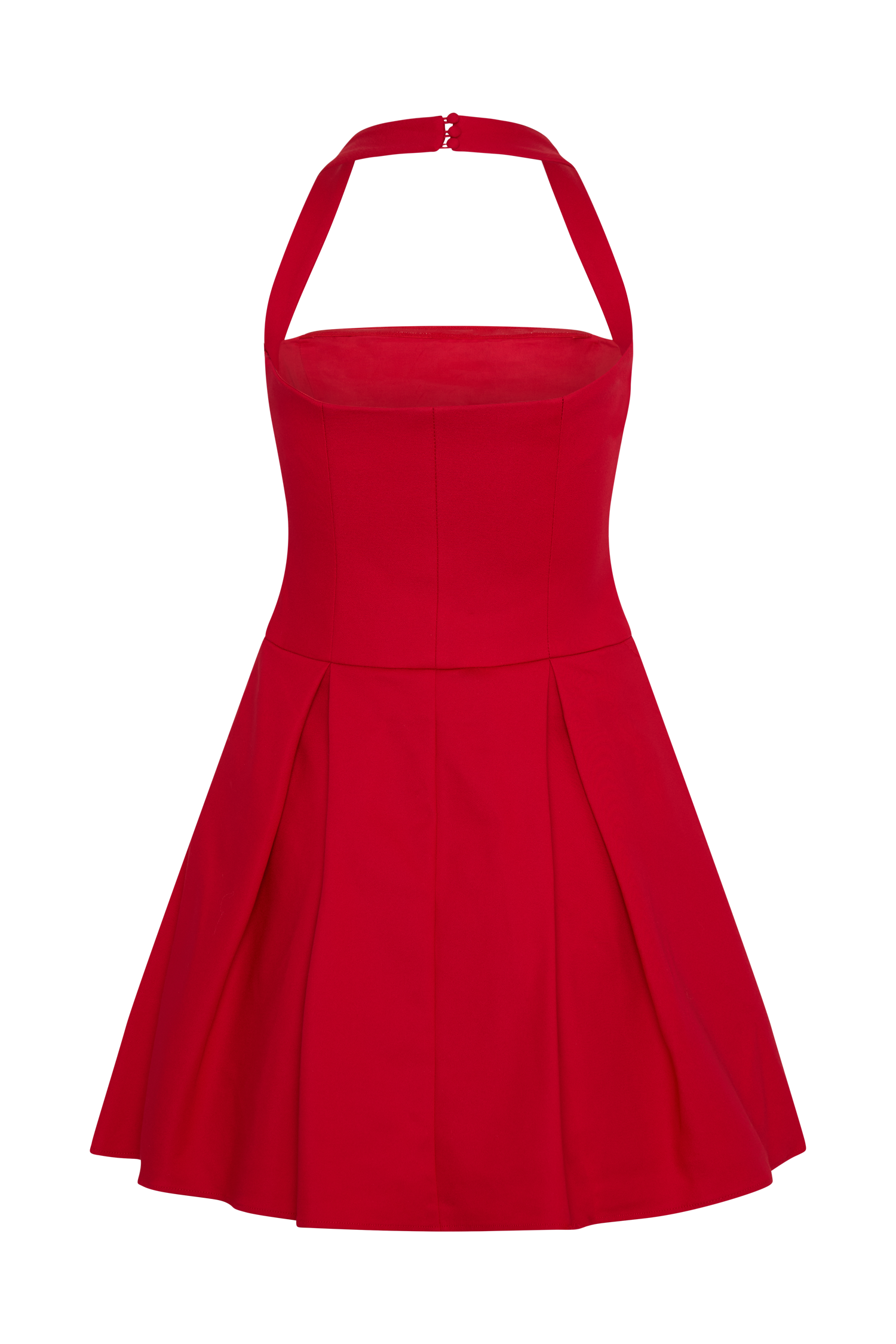 Julia Halter Mini Dress - Red